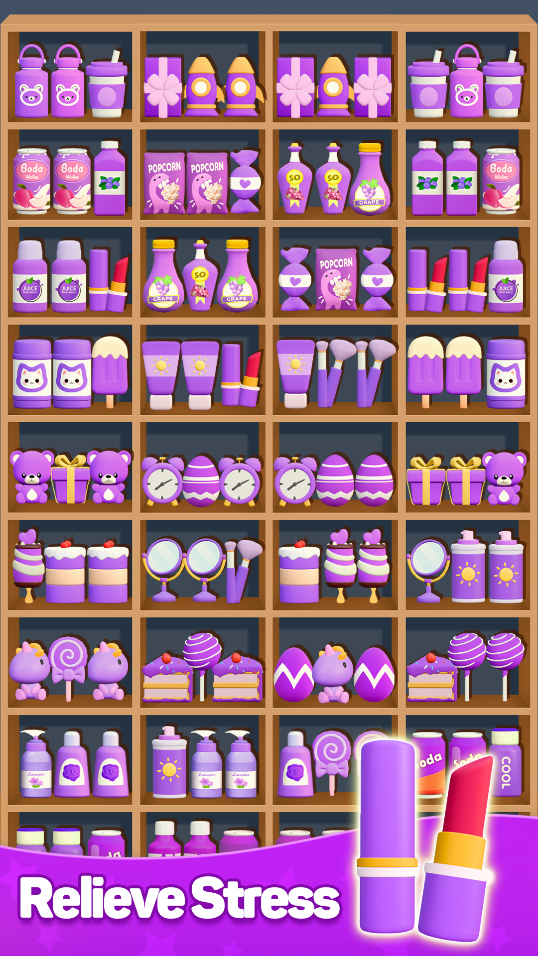 اسکرین شات 5 بازی Goods Trio 3D: Sorting Game