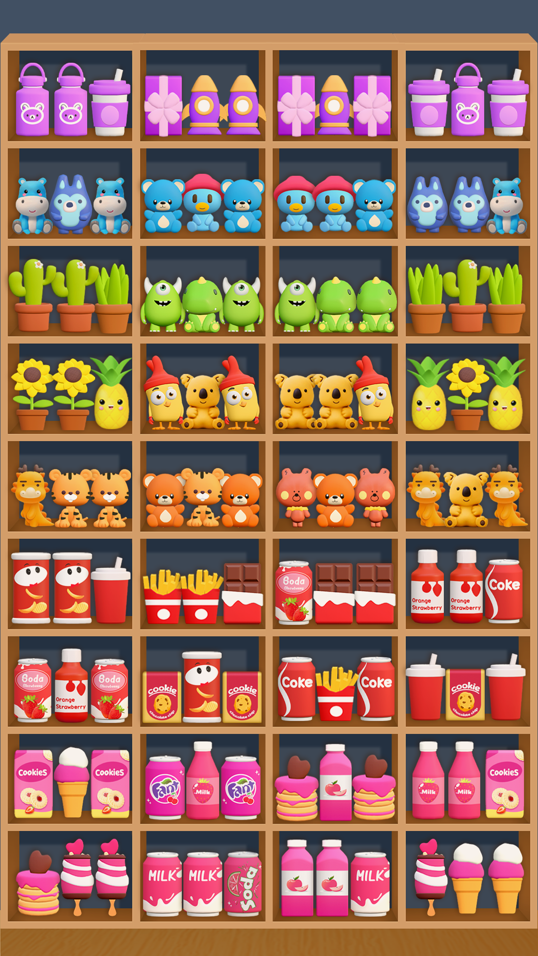 اسکرین شات 7 بازی Goods Trio 3D: Sorting Game