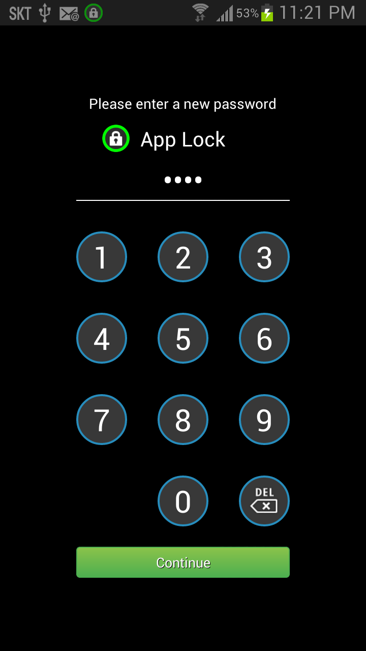 اسکرین شات 1 برنامه Security lock - App lock