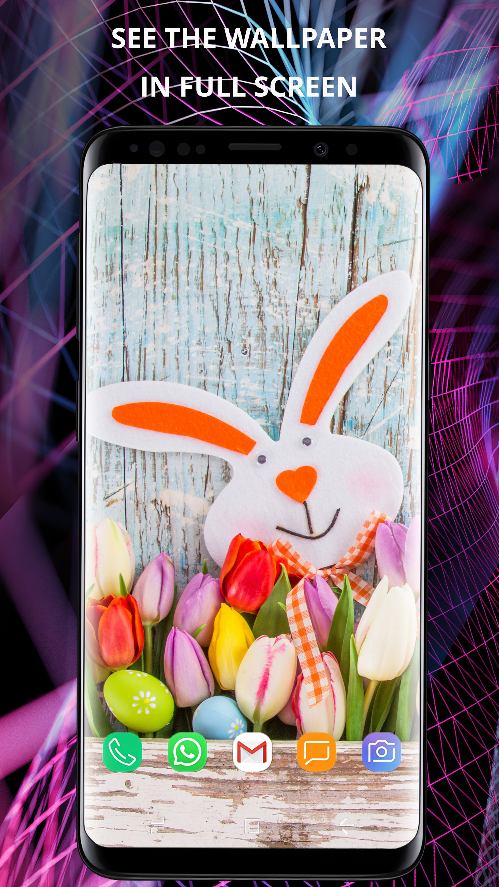اسکرین شات 2 برنامه Easter wallpapers on phone