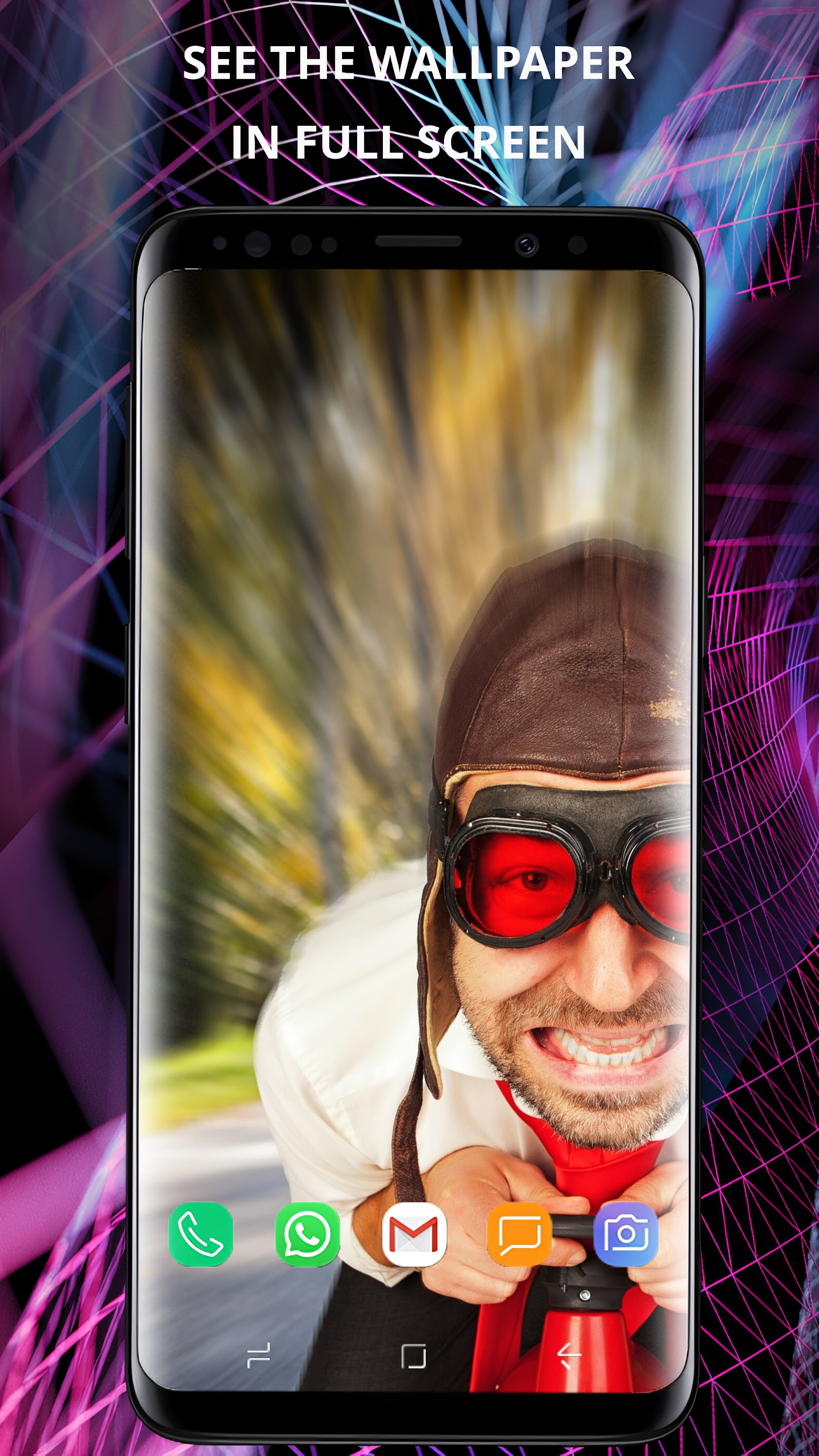 اسکرین شات 2 برنامه Funny wallpapers for phone