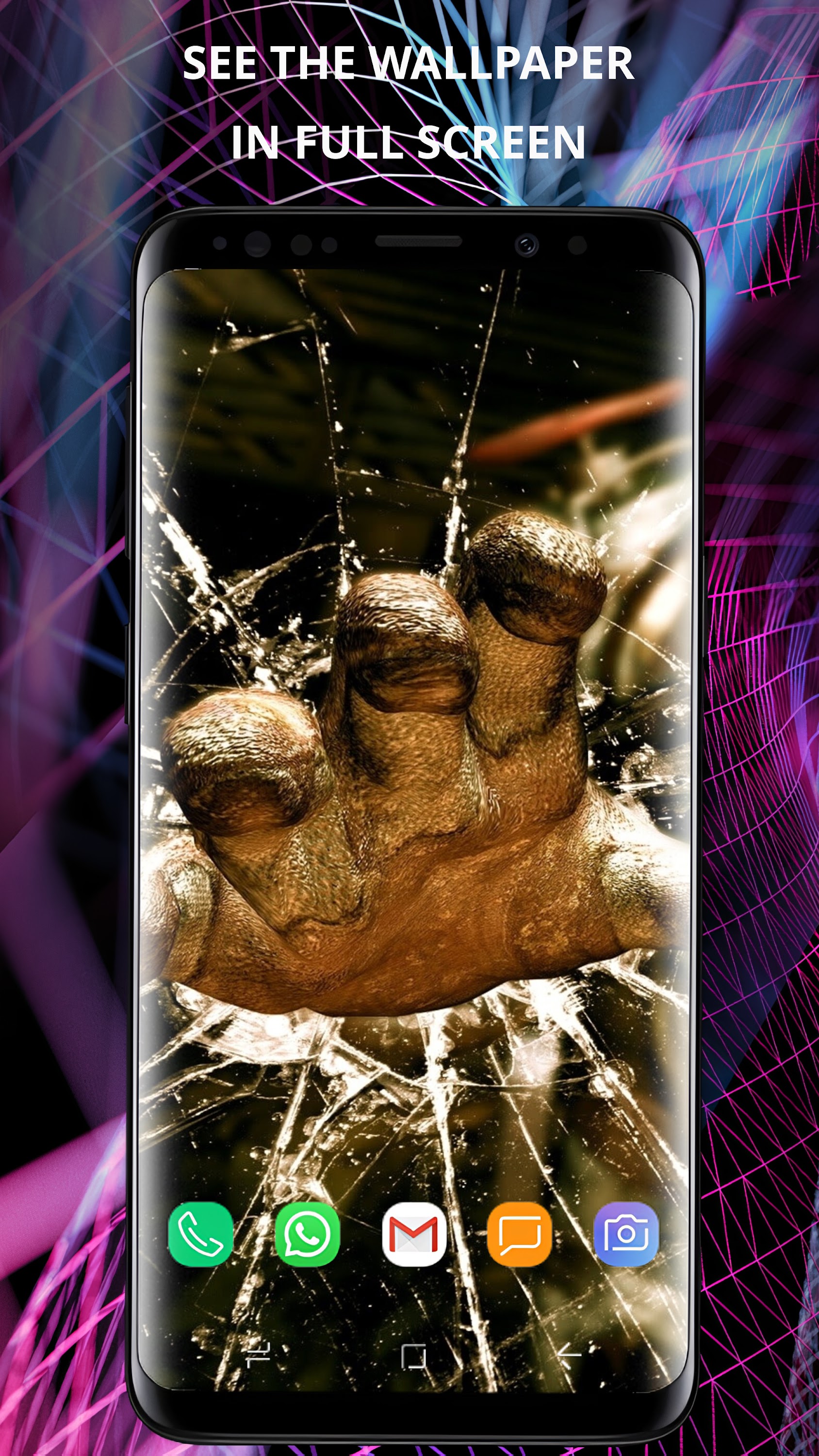 اسکرین شات 2 برنامه 3D wallpapers in 4K