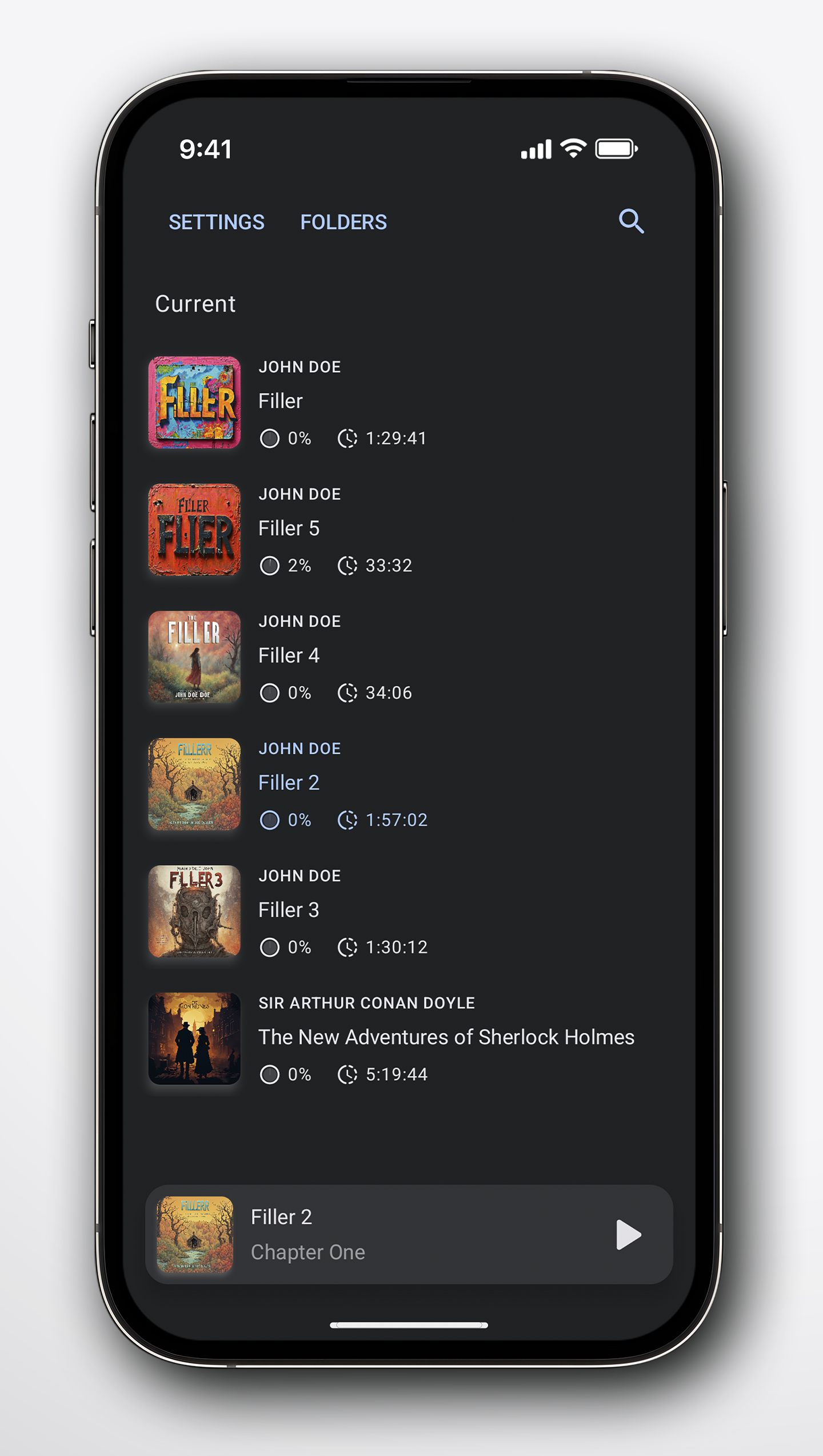 اسکرین شات 7 برنامه PlayBook Lite Audiobook Player