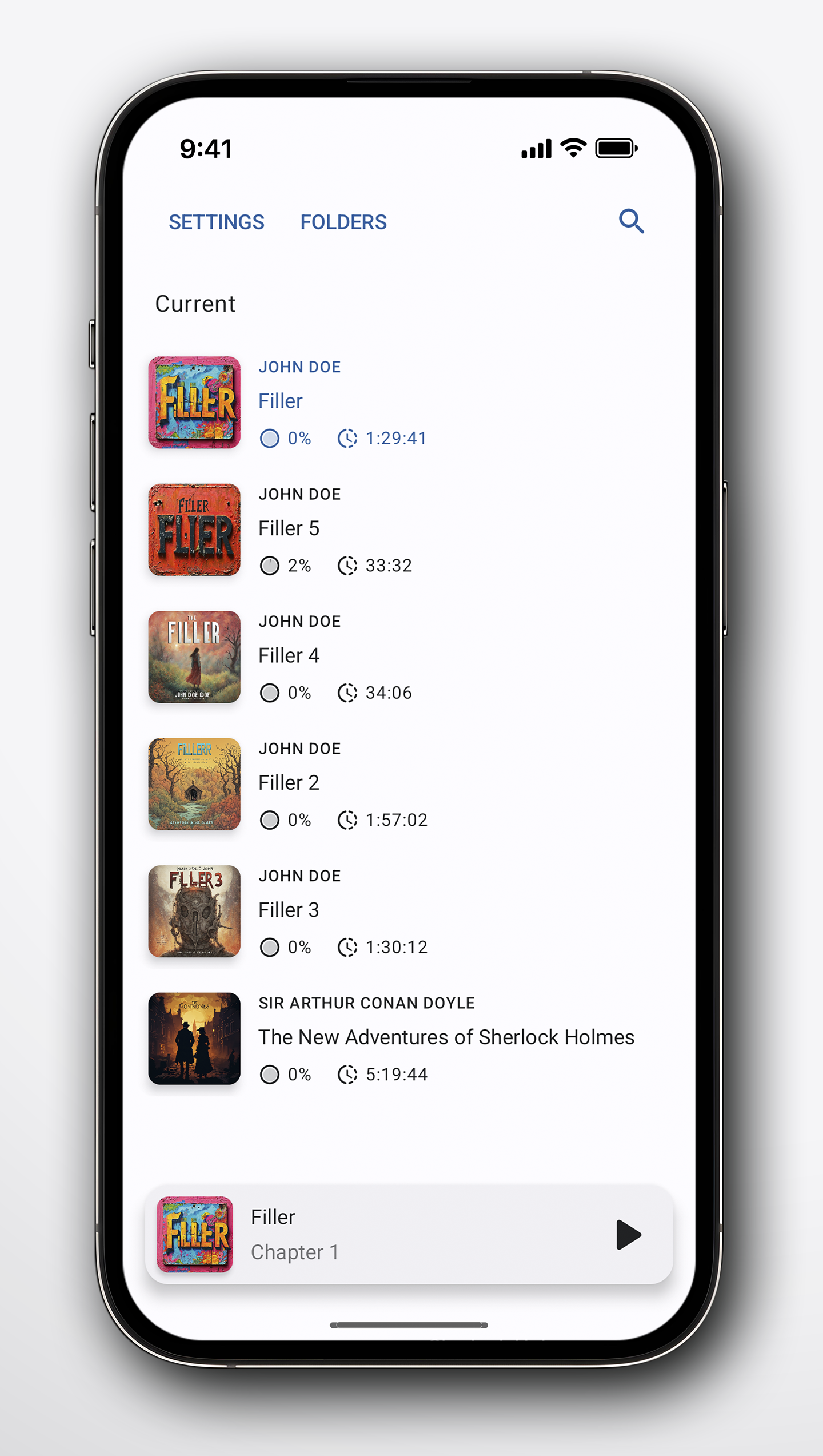 اسکرین شات 4 برنامه PlayBook Lite Audiobook Player