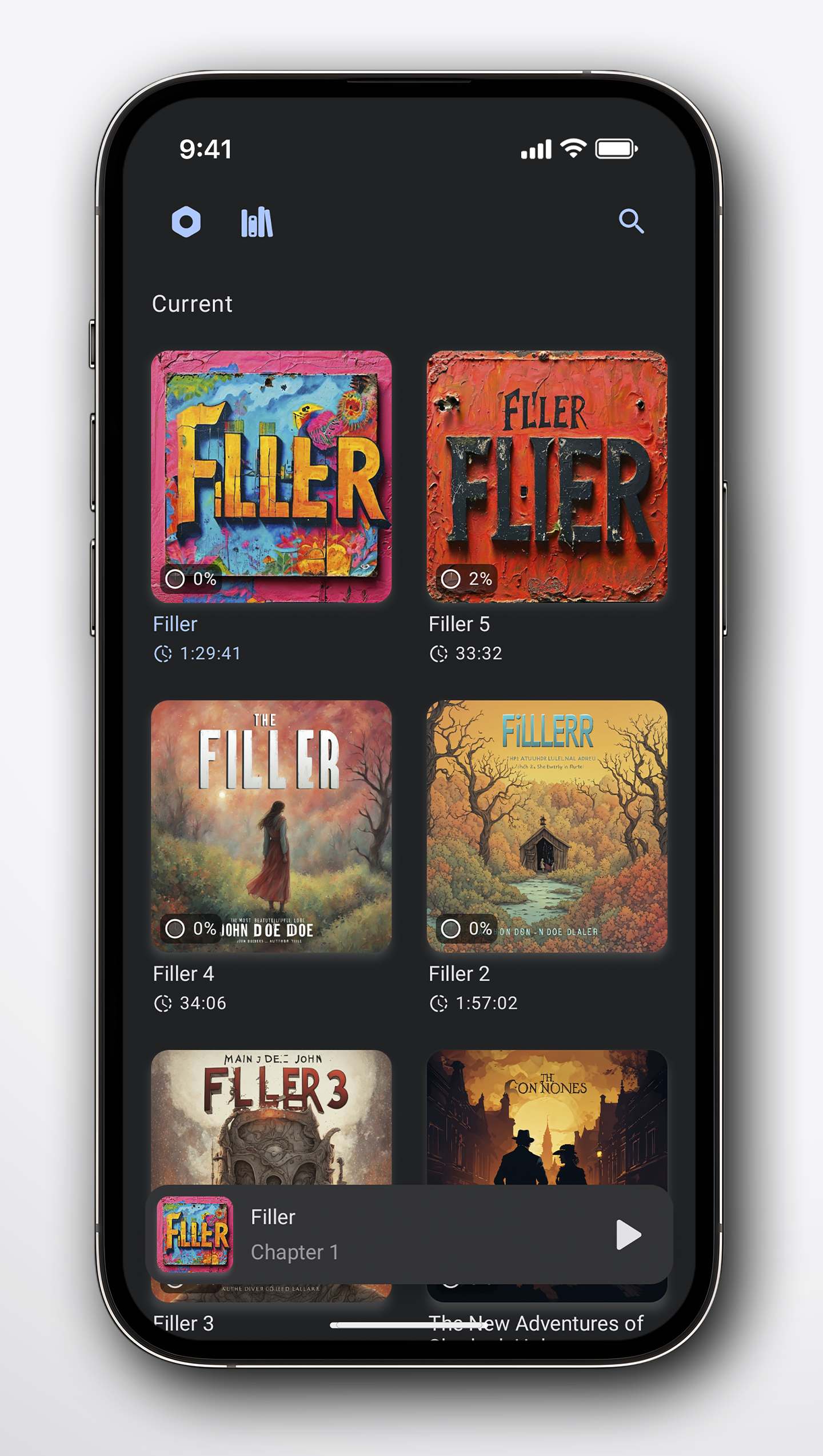اسکرین شات 2 برنامه PlayBook Lite Audiobook Player