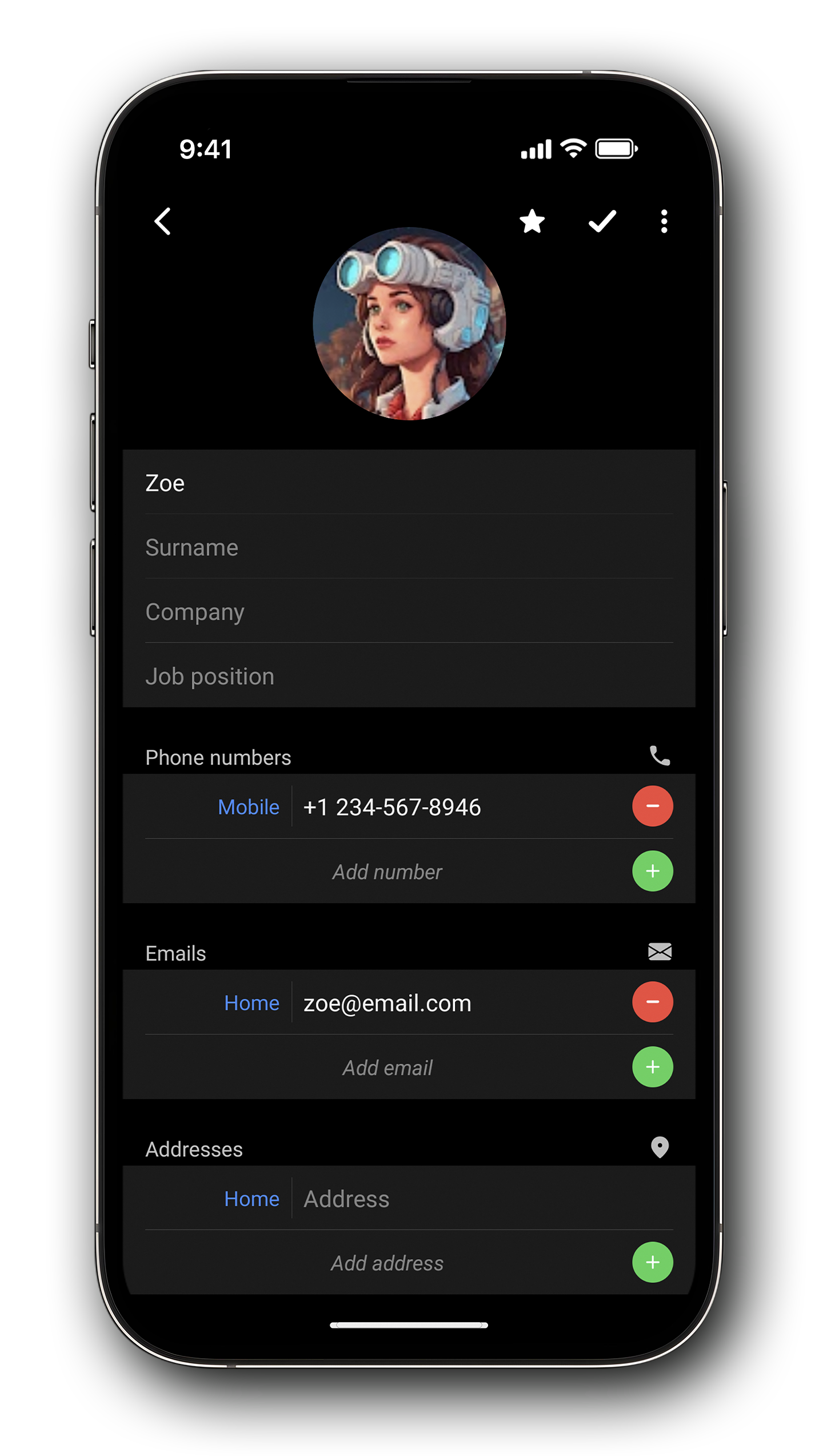 اسکرین شات 7 برنامه Right Contacts