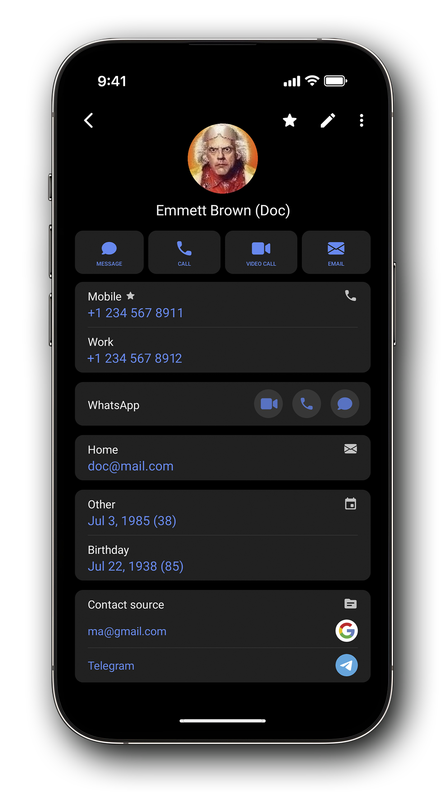 اسکرین شات 3 برنامه Right Contacts