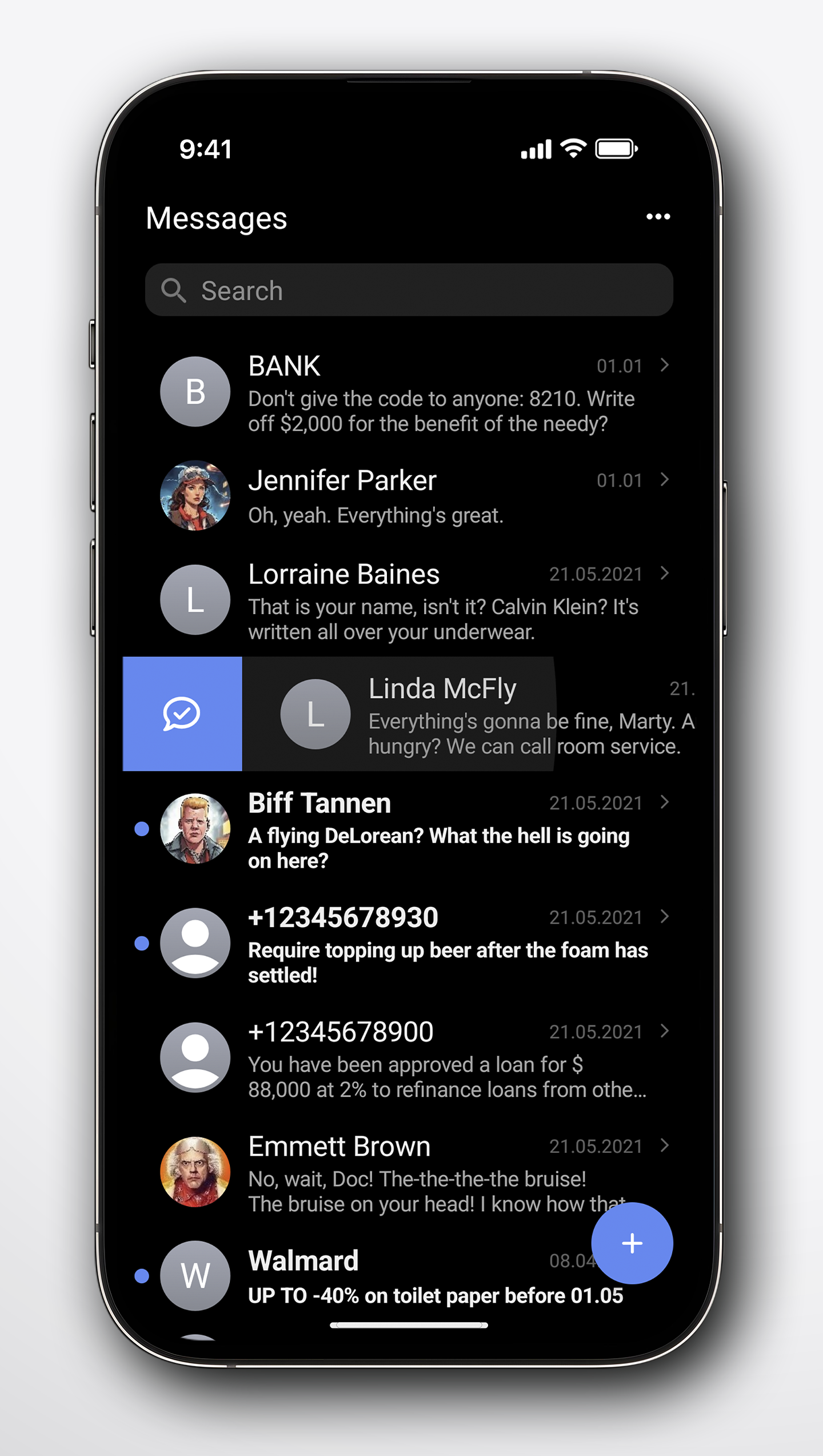 اسکرین شات 1 برنامه Right Messages