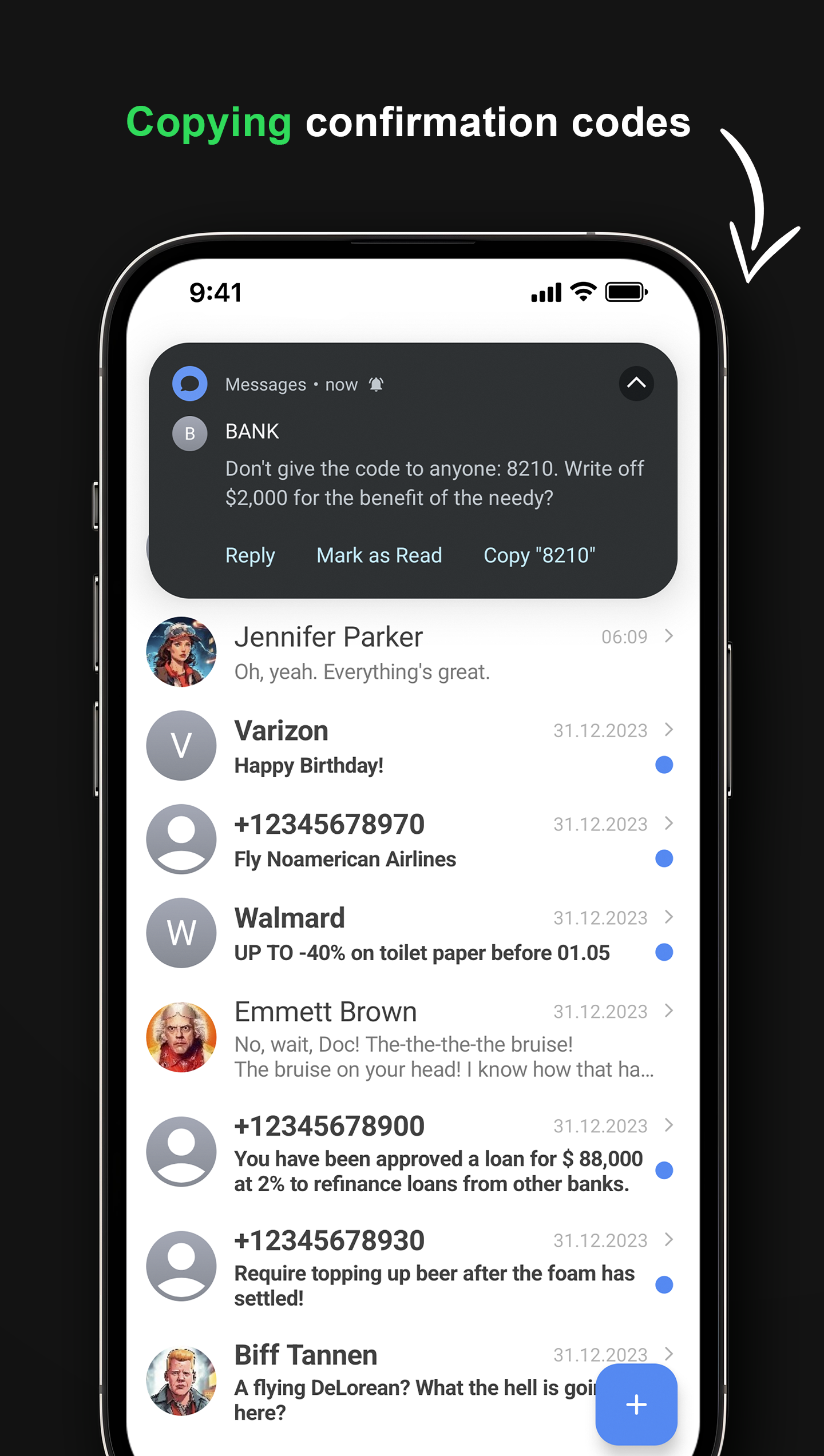اسکرین شات 2 برنامه Right Messages