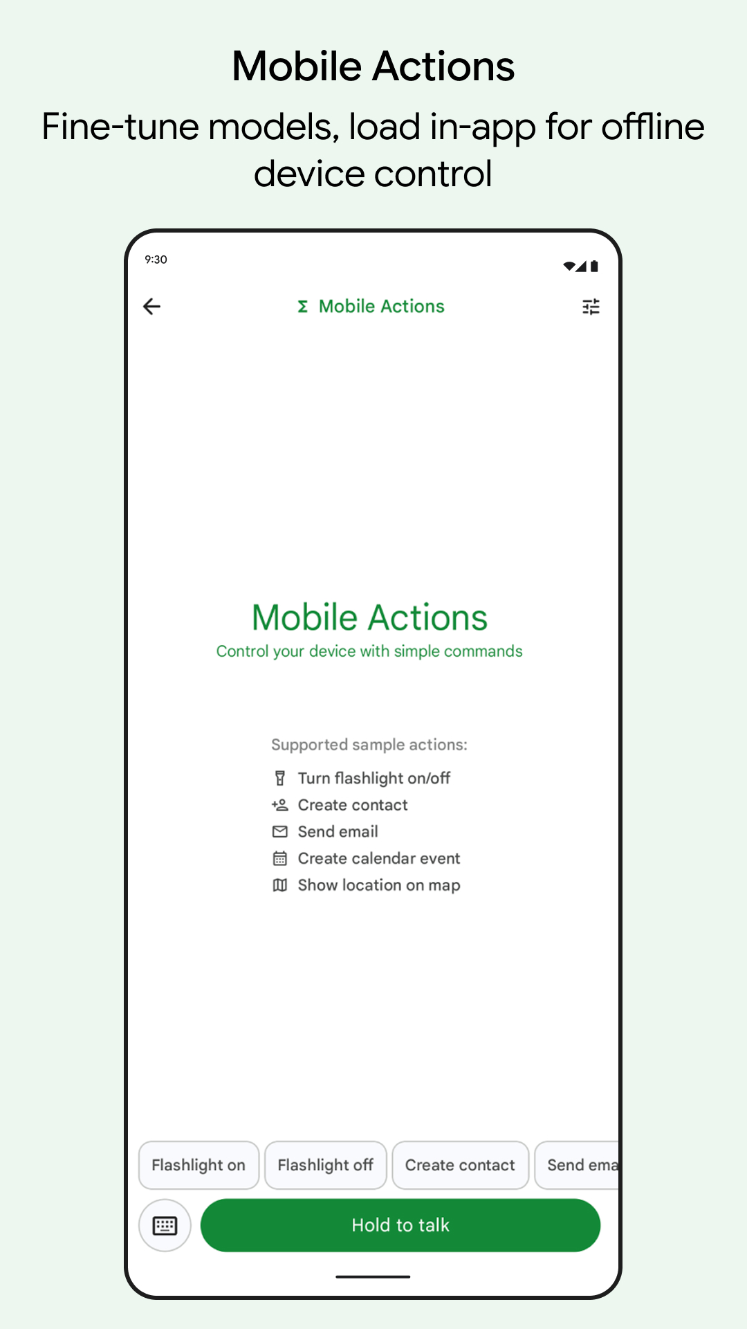 اسکرین شات 2 برنامه Google AI Edge Gallery
