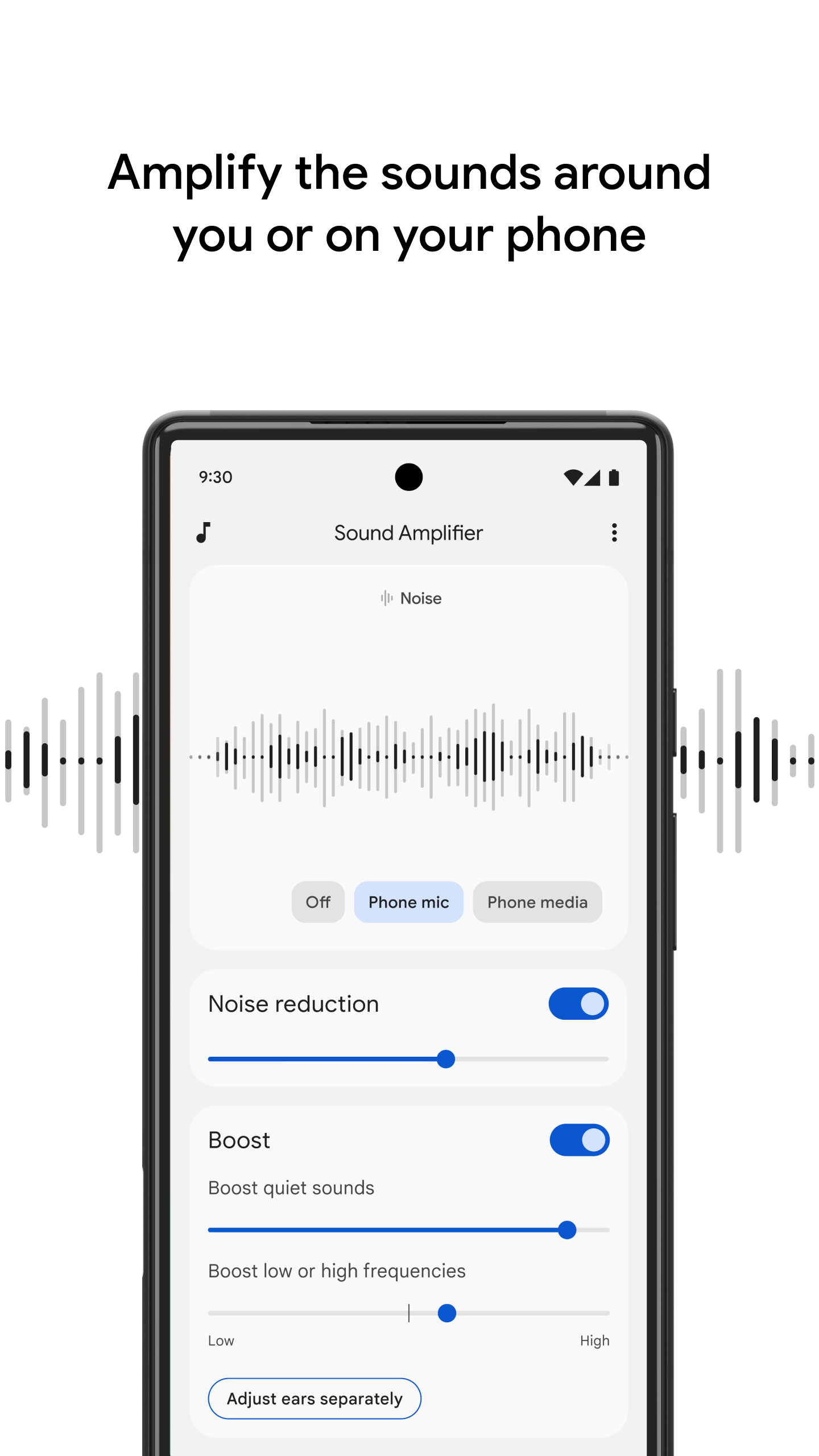 اسکرین شات 1 برنامه Sound Amplifier
