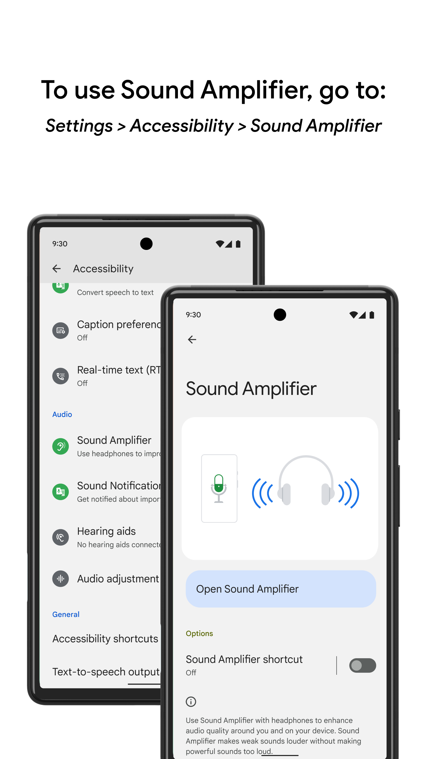 اسکرین شات 2 برنامه Sound Amplifier