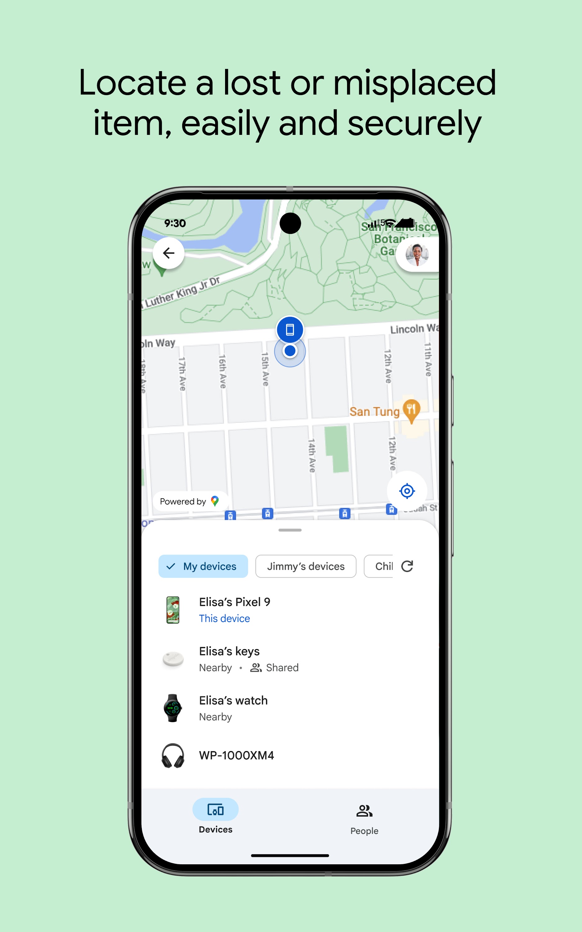 اسکرین شات 1 برنامه یافتن گوشی دزدیده شده (google find my device)