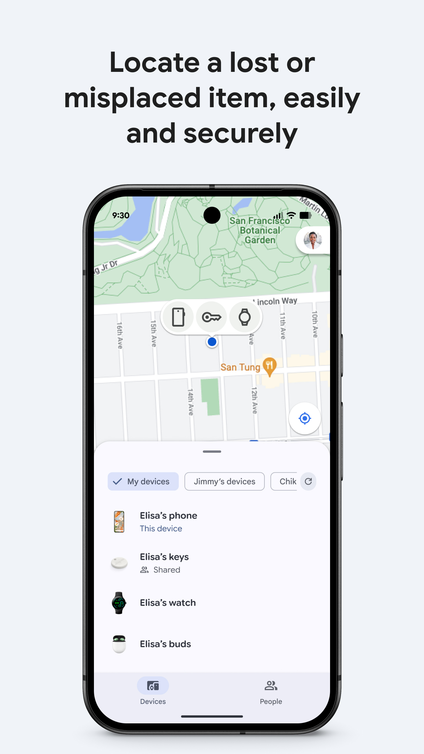 اسکرین شات 1 برنامه یافتن گوشی دزدیده شده (google find my device)