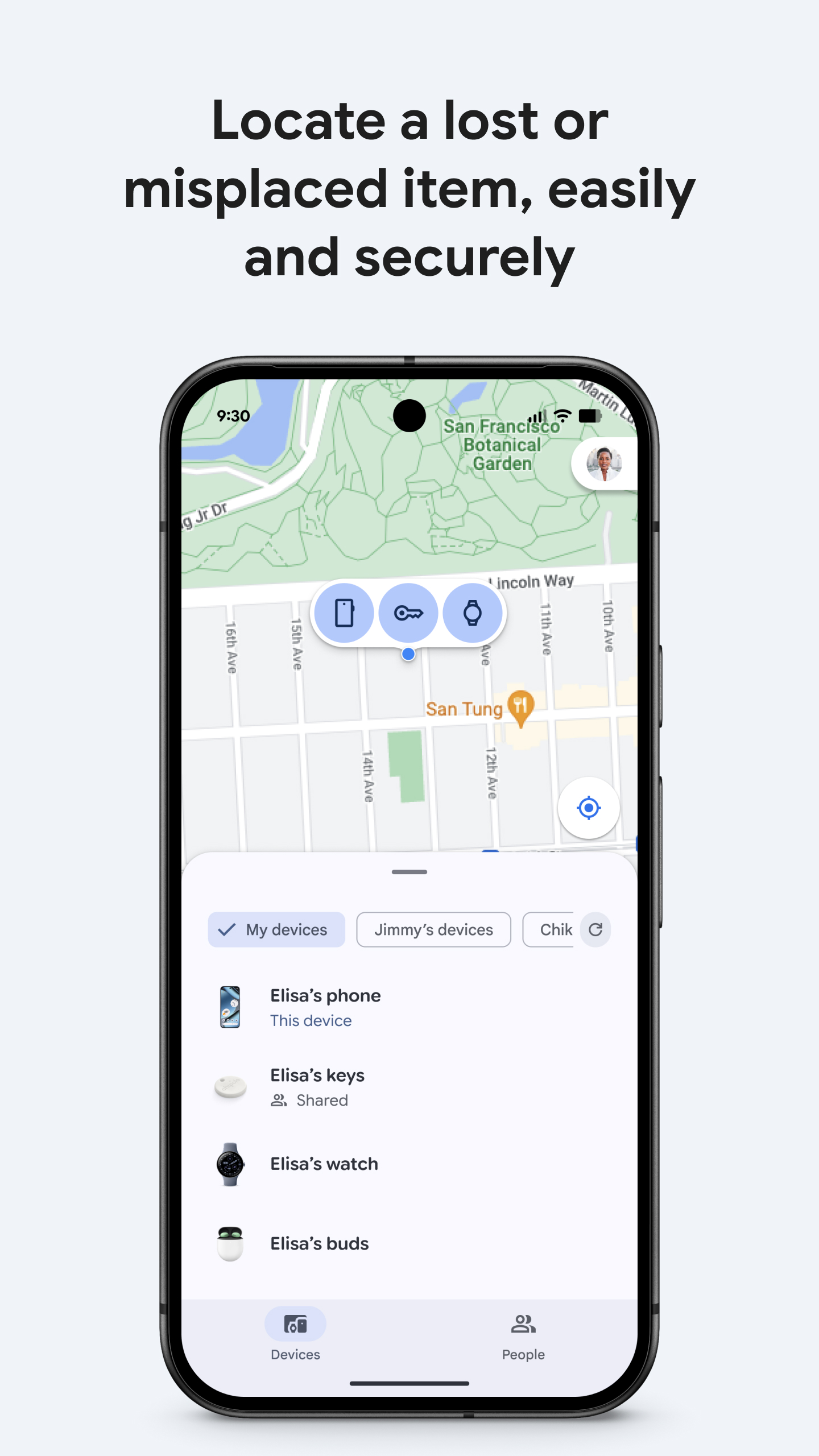 اسکرین شات 1 برنامه یافتن گوشی دزدیده شده (google find my device)
