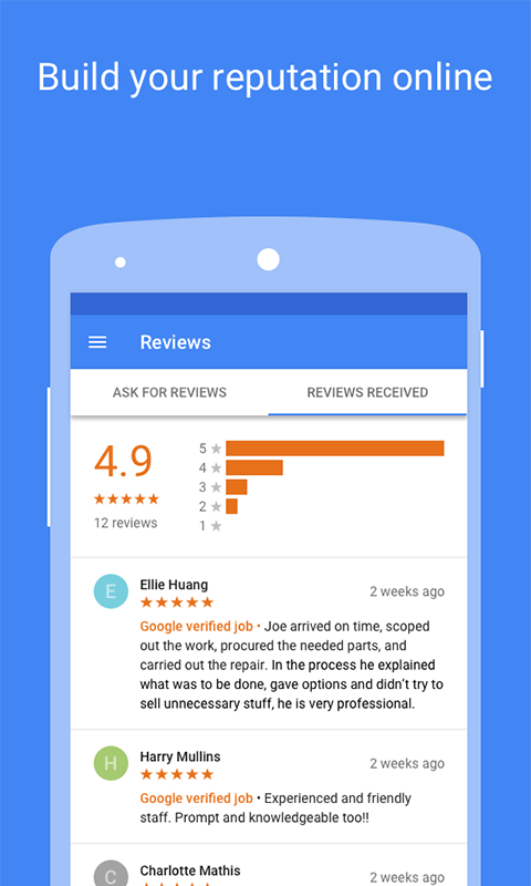 اسکرین شات 5 برنامه Google Local Services Ads