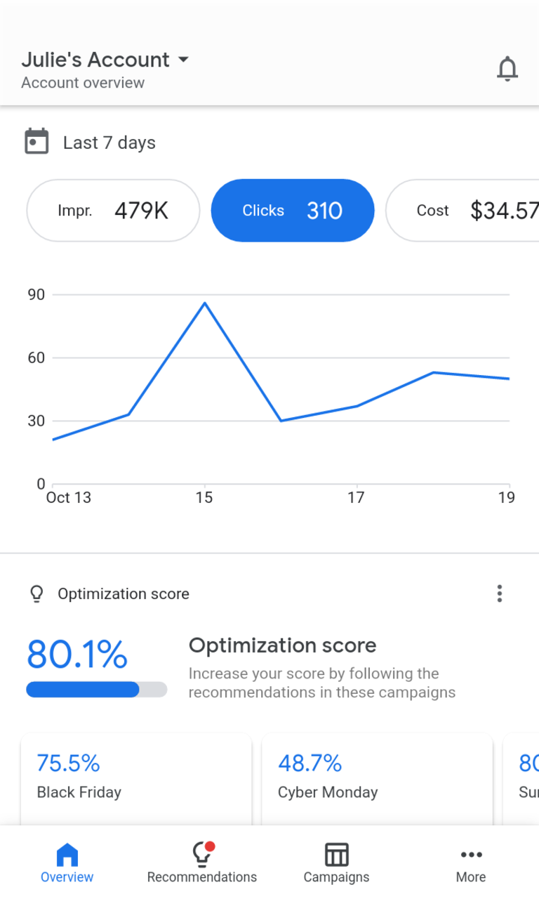 اسکرین شات 1 برنامه Google Ads