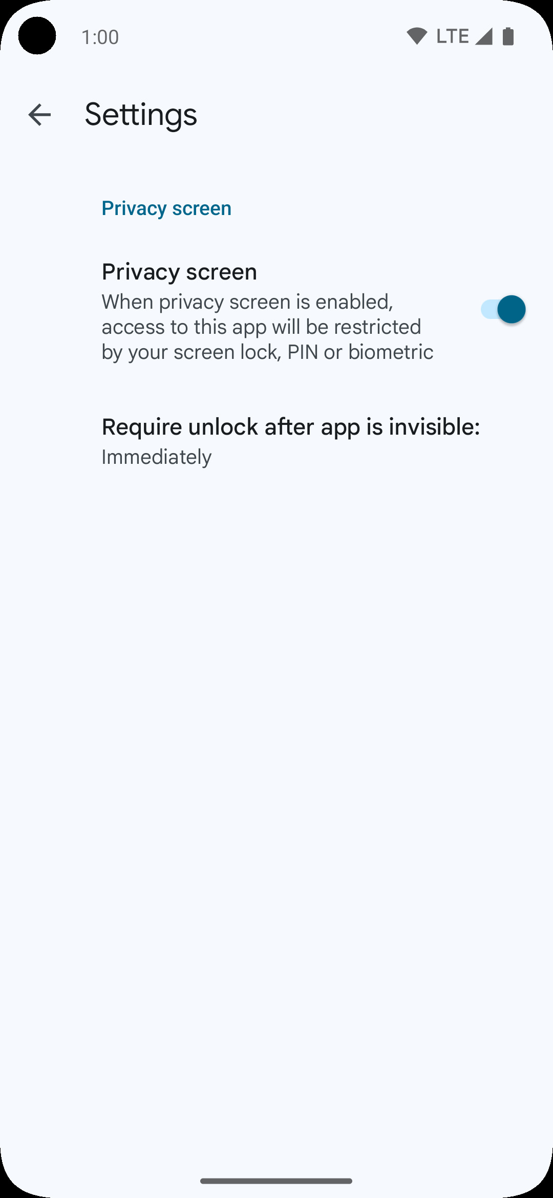 اسکرین شات 7 برنامه Google Authenticator