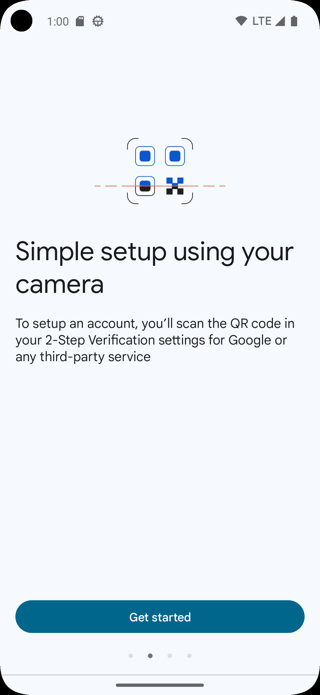 اسکرین شات 2 برنامه Google Authenticator