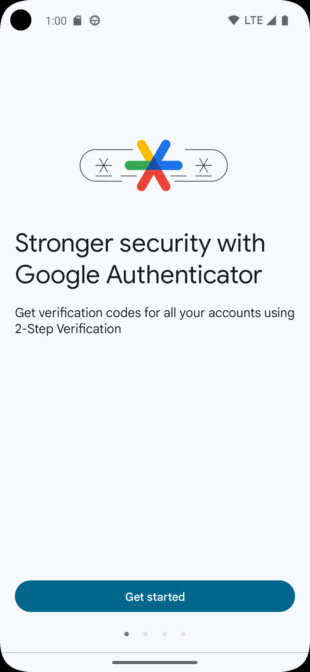 اسکرین شات 1 برنامه Google Authenticator