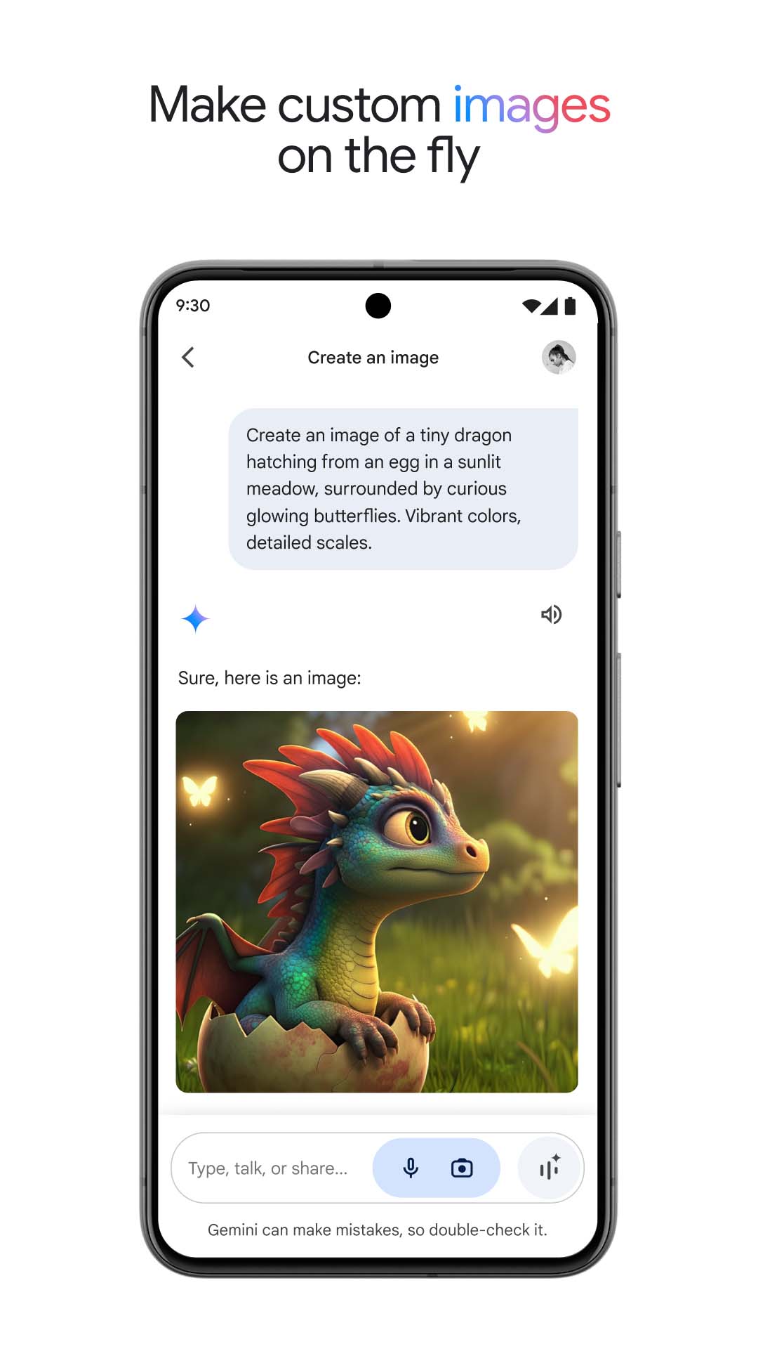 اسکرین شات 3 برنامه Google Gemini