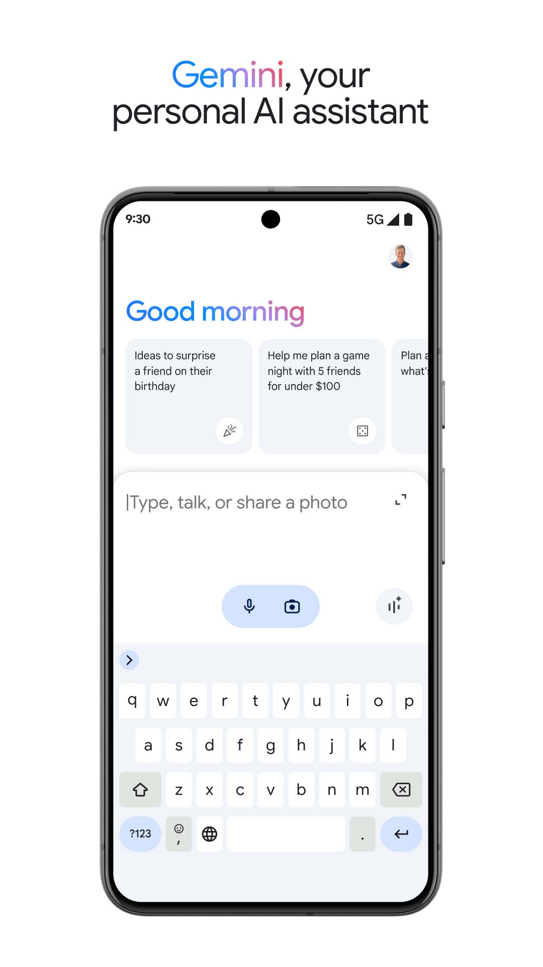 اسکرین شات 1 برنامه Google Gemini