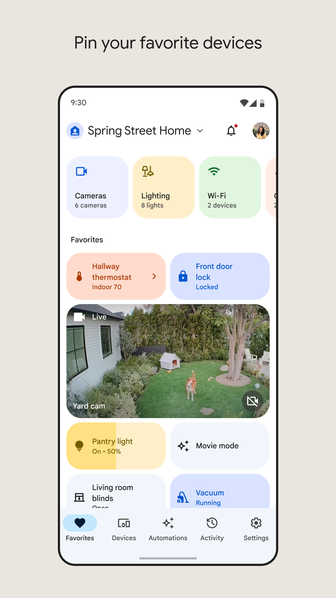 اسکرین شات 1 برنامه Google Home