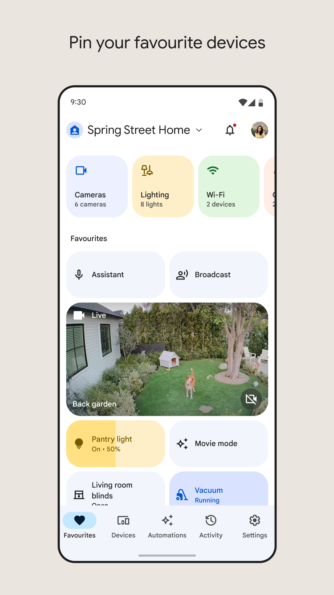 اسکرین شات 1 برنامه Google Home