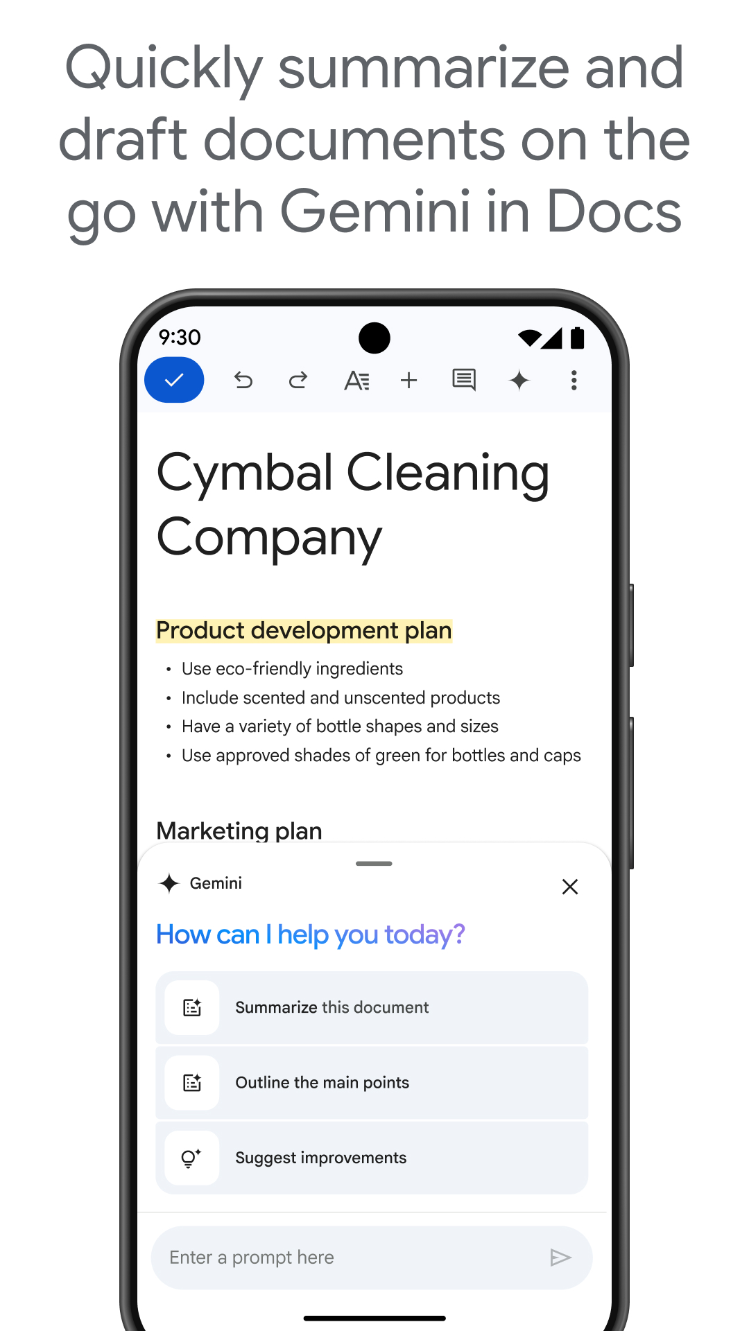 اسکرین شات 5 برنامه Google Docs