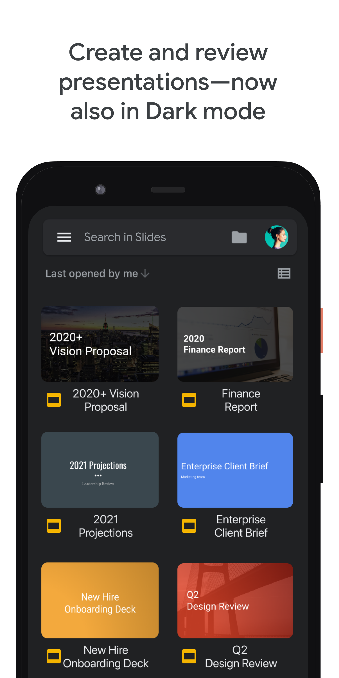 اسکرین شات 6 برنامه Google Slides