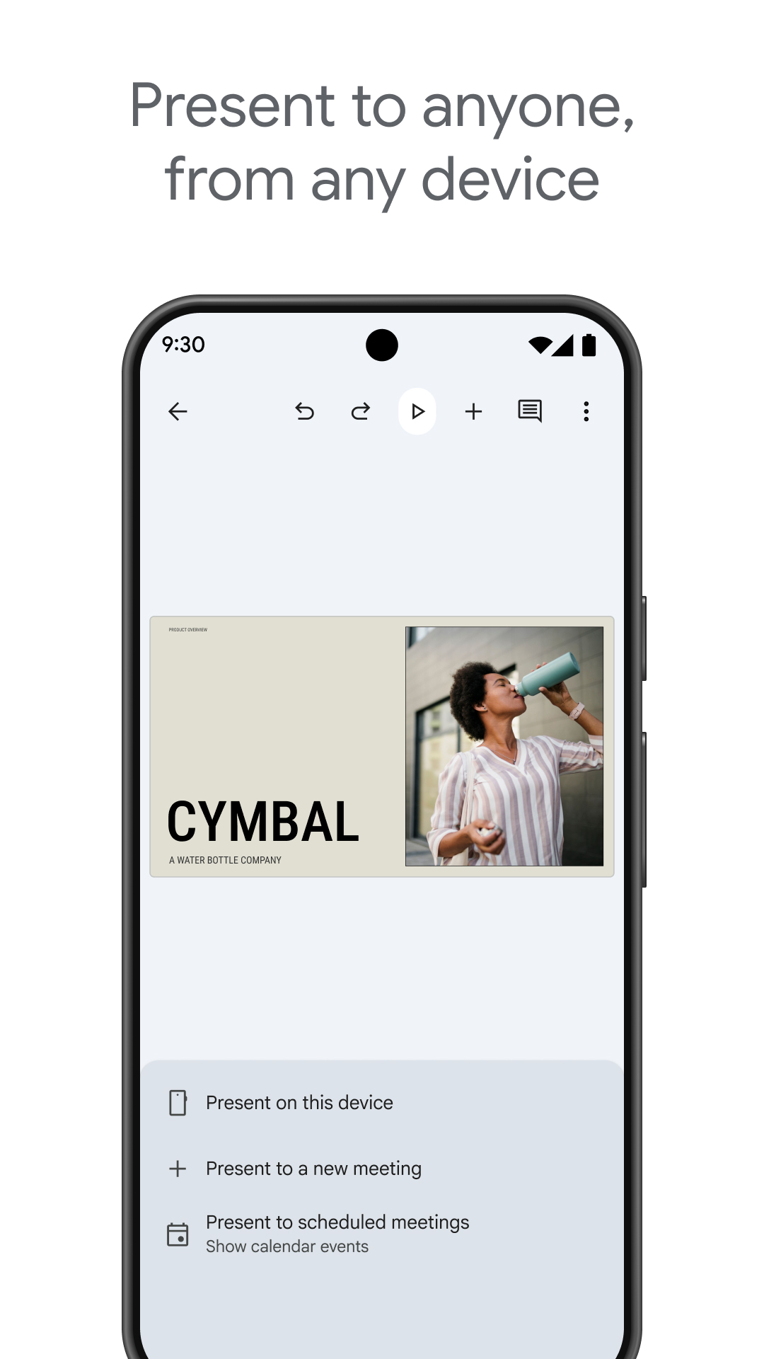 اسکرین شات 2 برنامه Google Slides