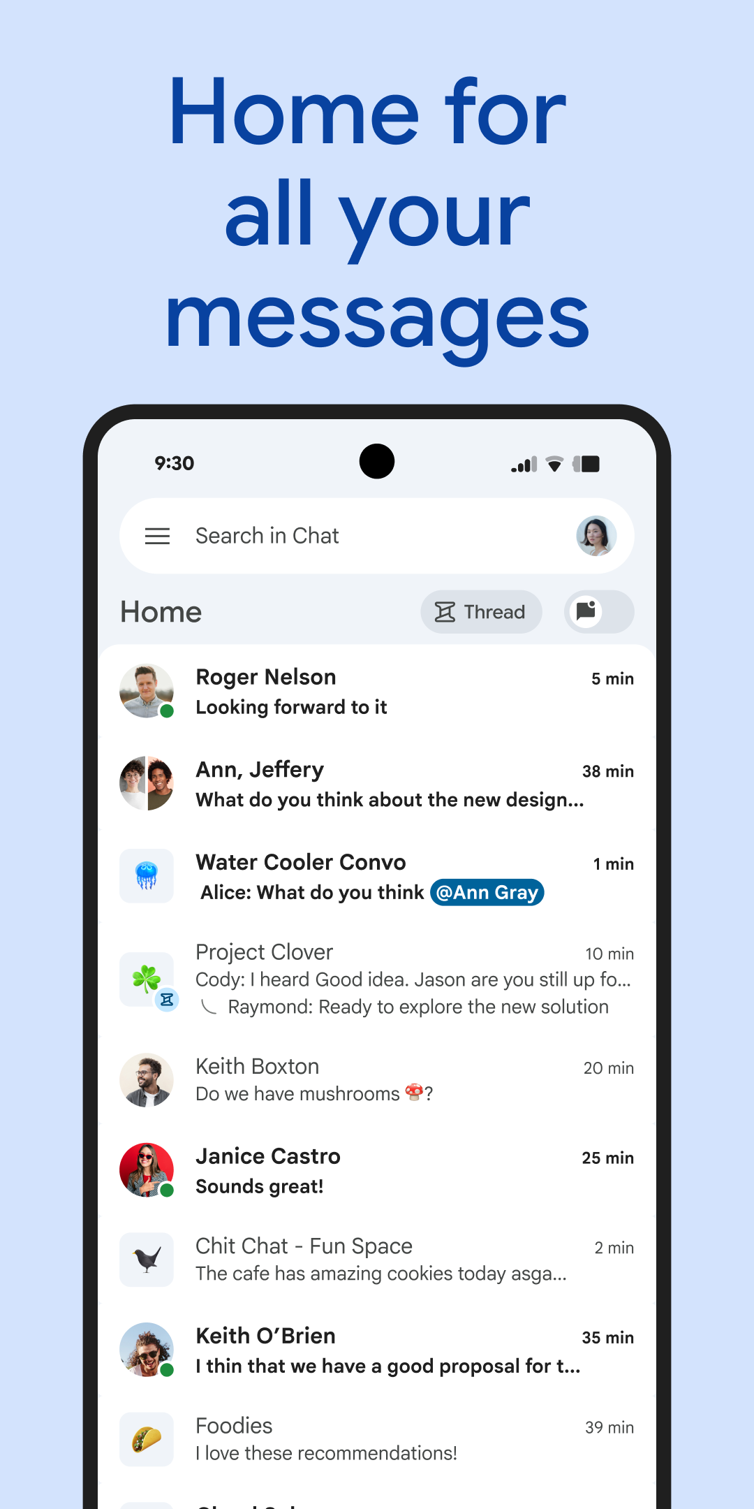 اسکرین شات 8 برنامه Google Chat