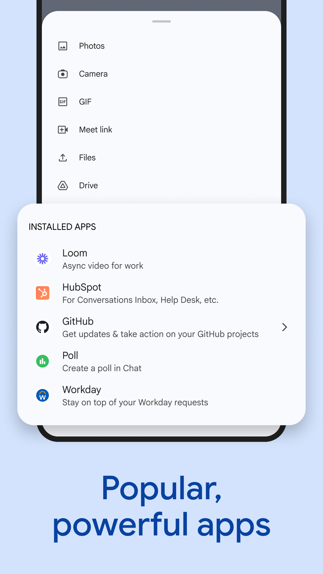 اسکرین شات 7 برنامه Google Chat
