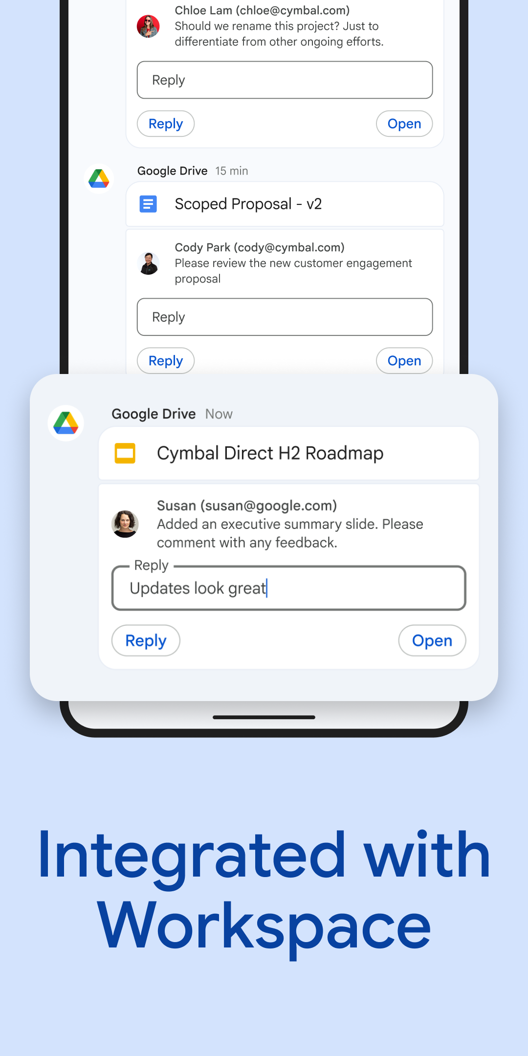 اسکرین شات 5 برنامه Google Chat