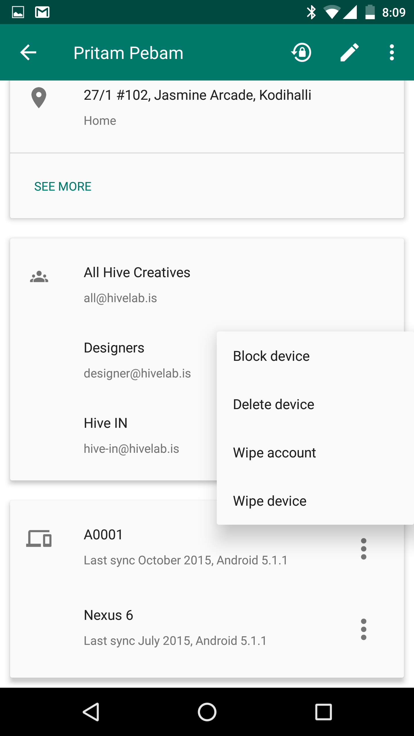 اسکرین شات 7 برنامه Google Admin