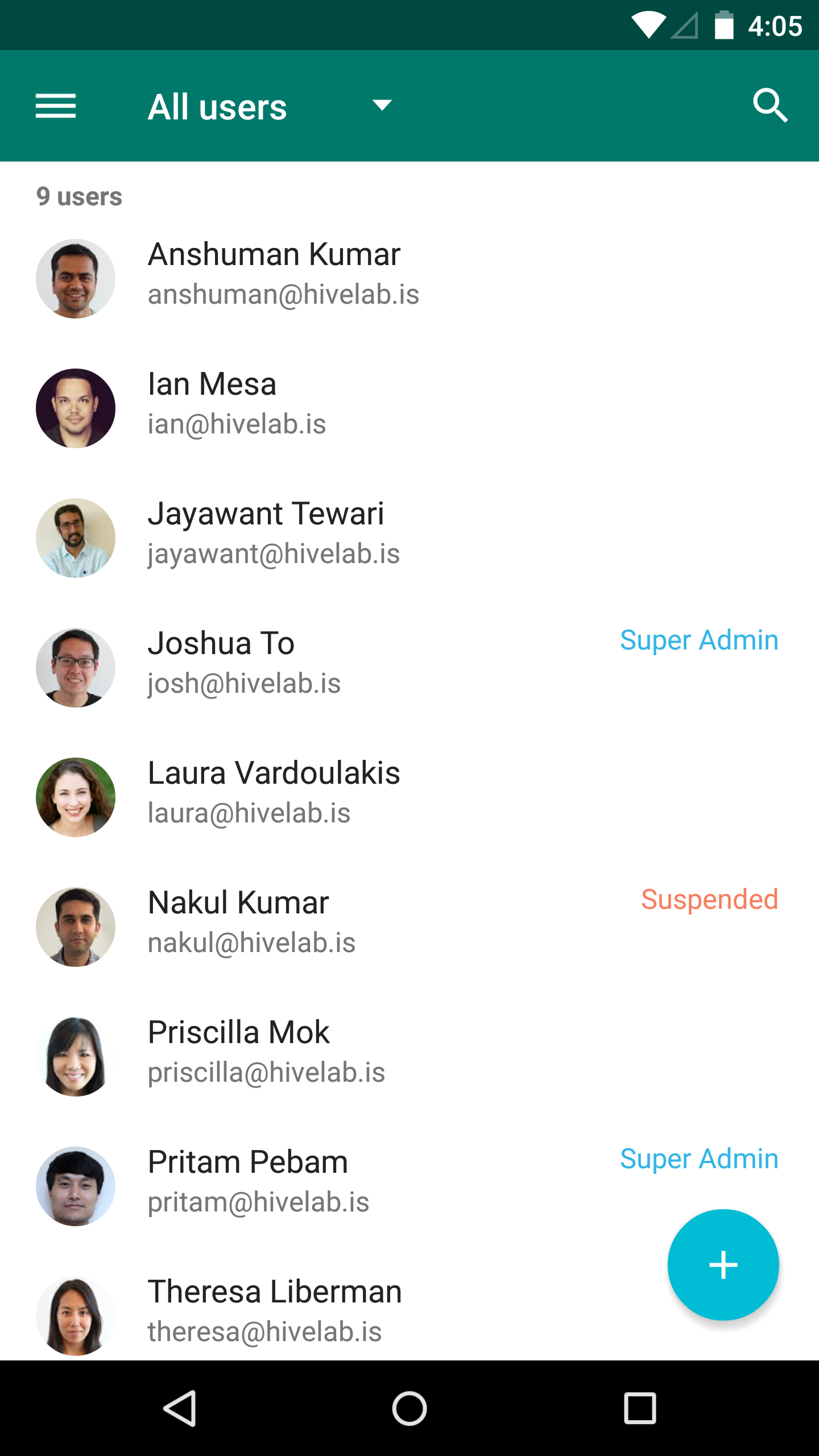 اسکرین شات 1 برنامه Google Admin