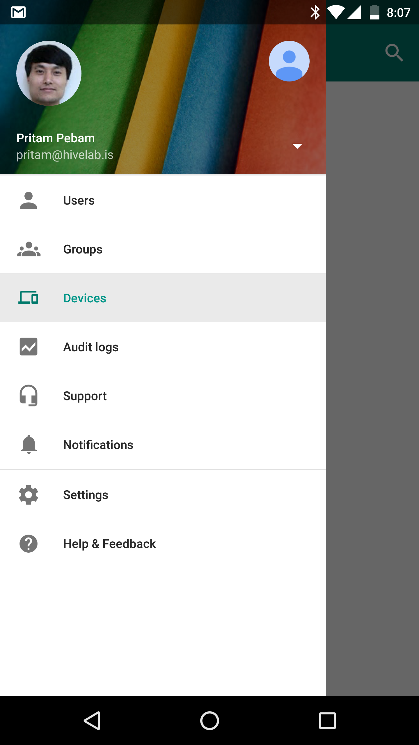 اسکرین شات 6 برنامه Google Admin