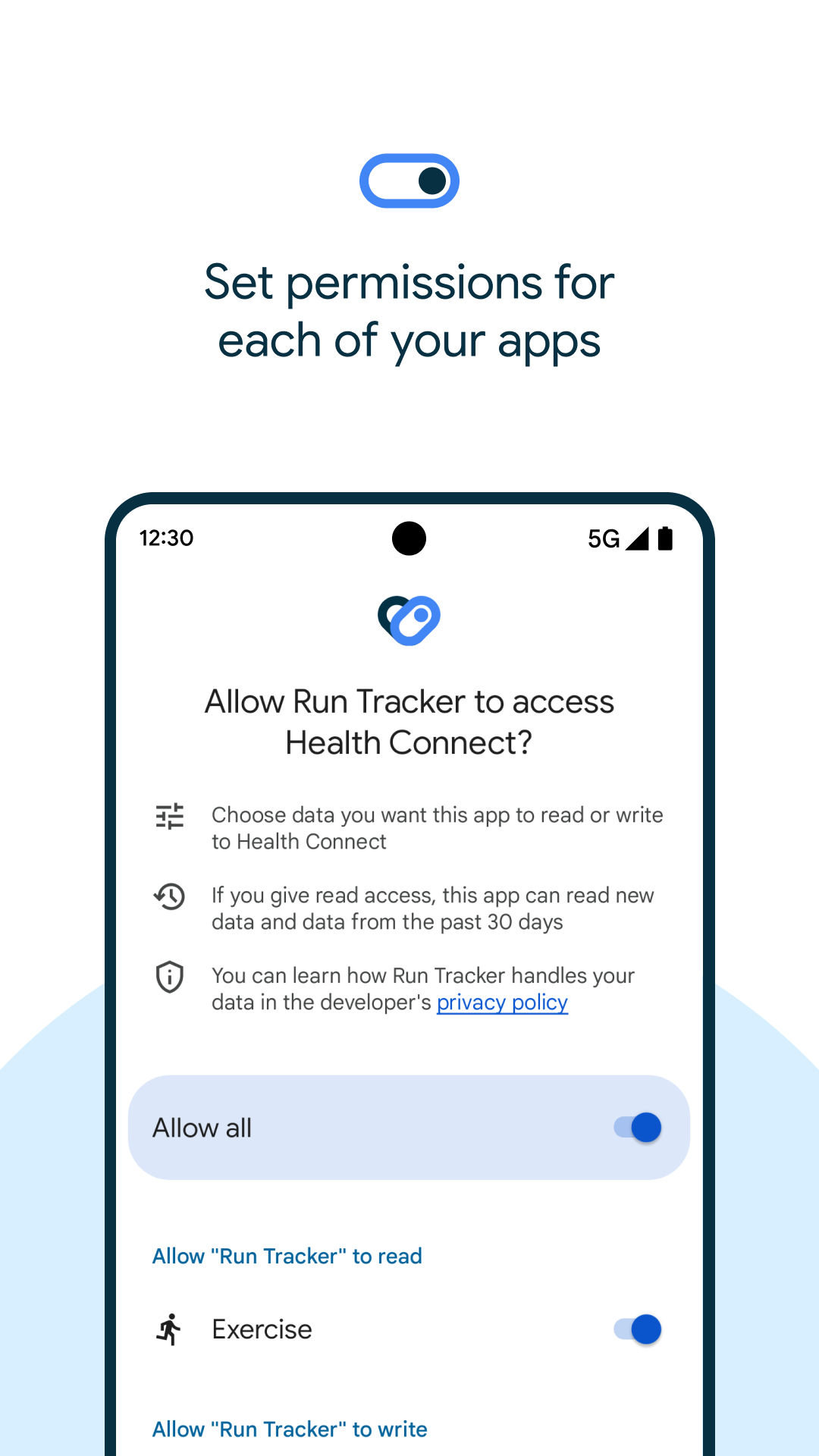 اسکرین شات 2 برنامه Health Connect