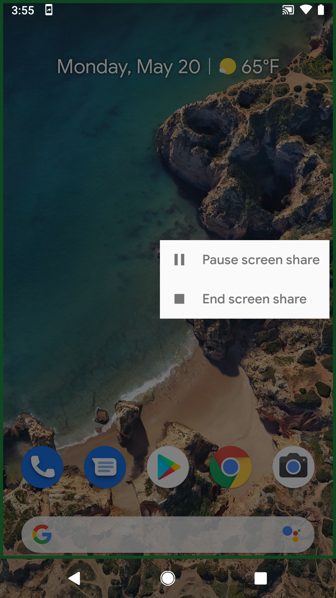 اسکرین شات 6 برنامه Google Support Services