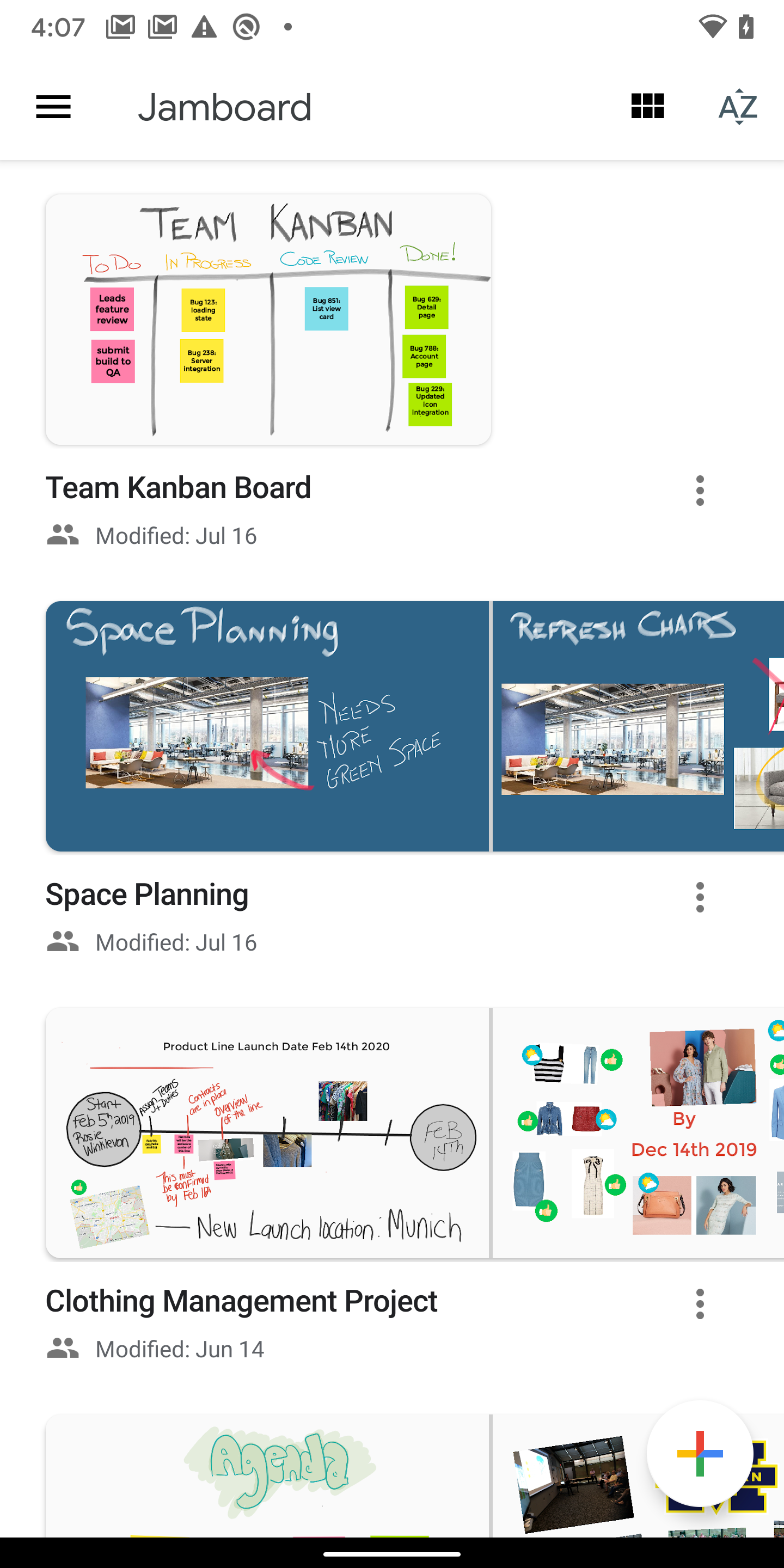 اسکرین شات 1 برنامه Jamboard