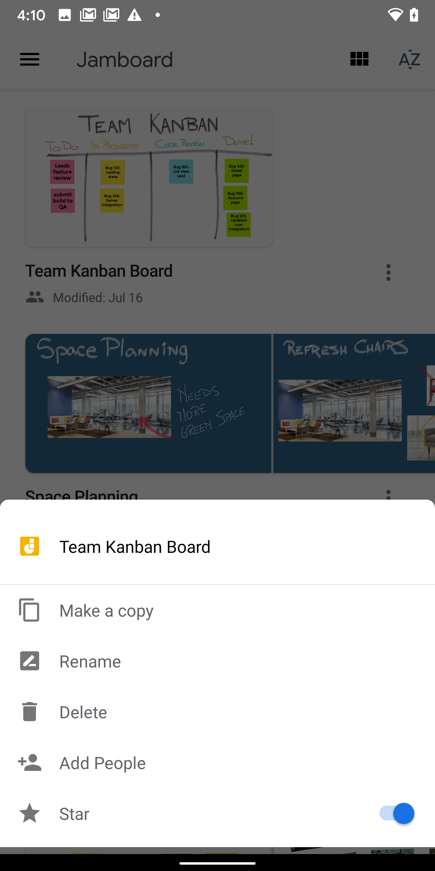 اسکرین شات 2 برنامه Jamboard