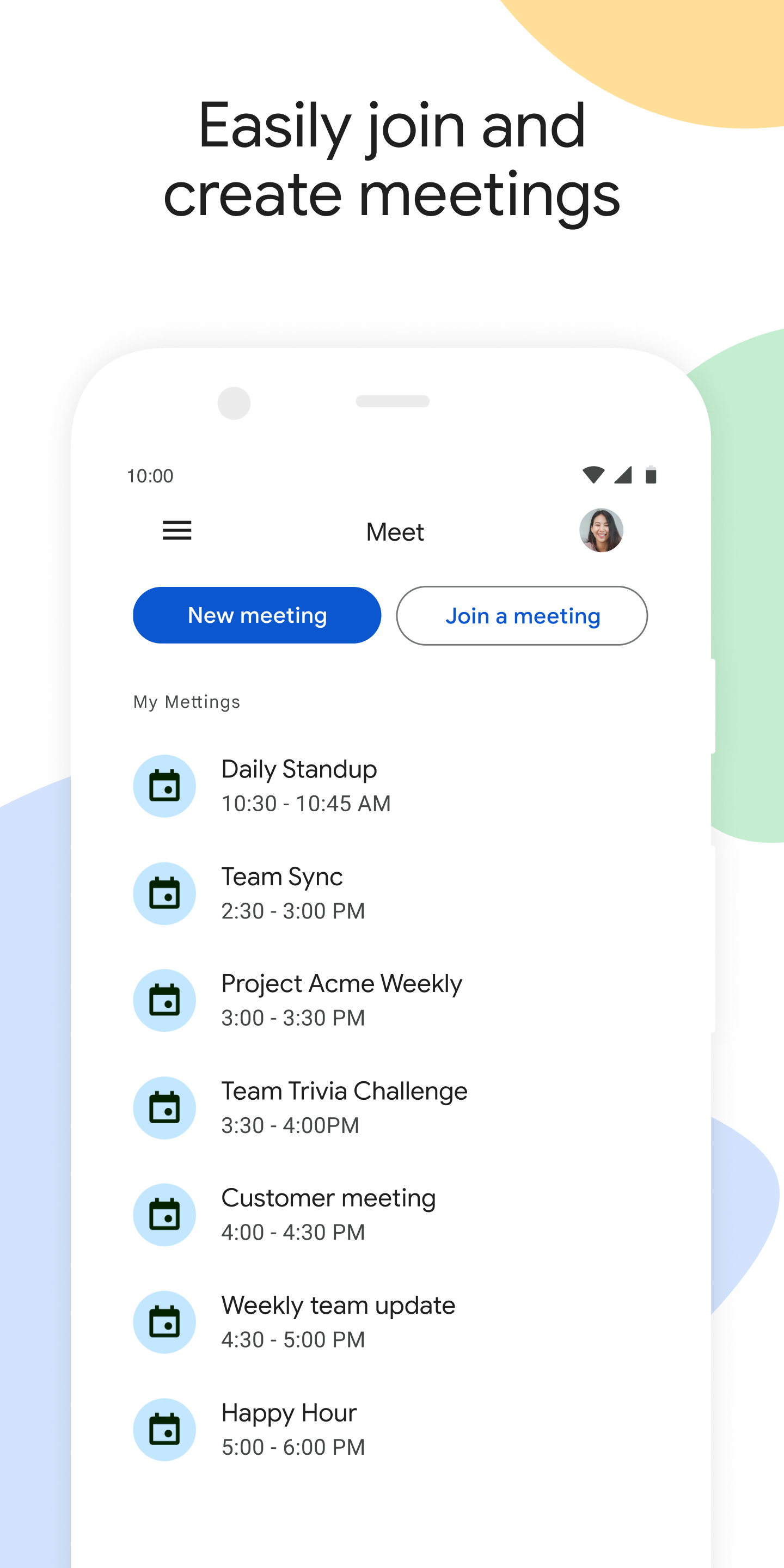 اسکرین شات 1 برنامه گوگل میت (Google Meet)