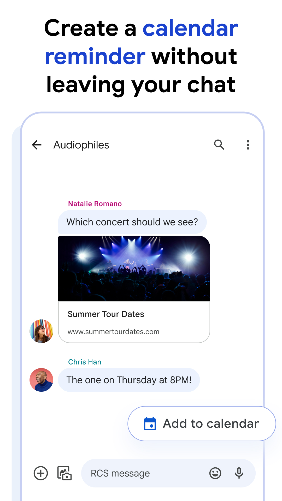 اسکرین شات 6 برنامه پیام‌های Google