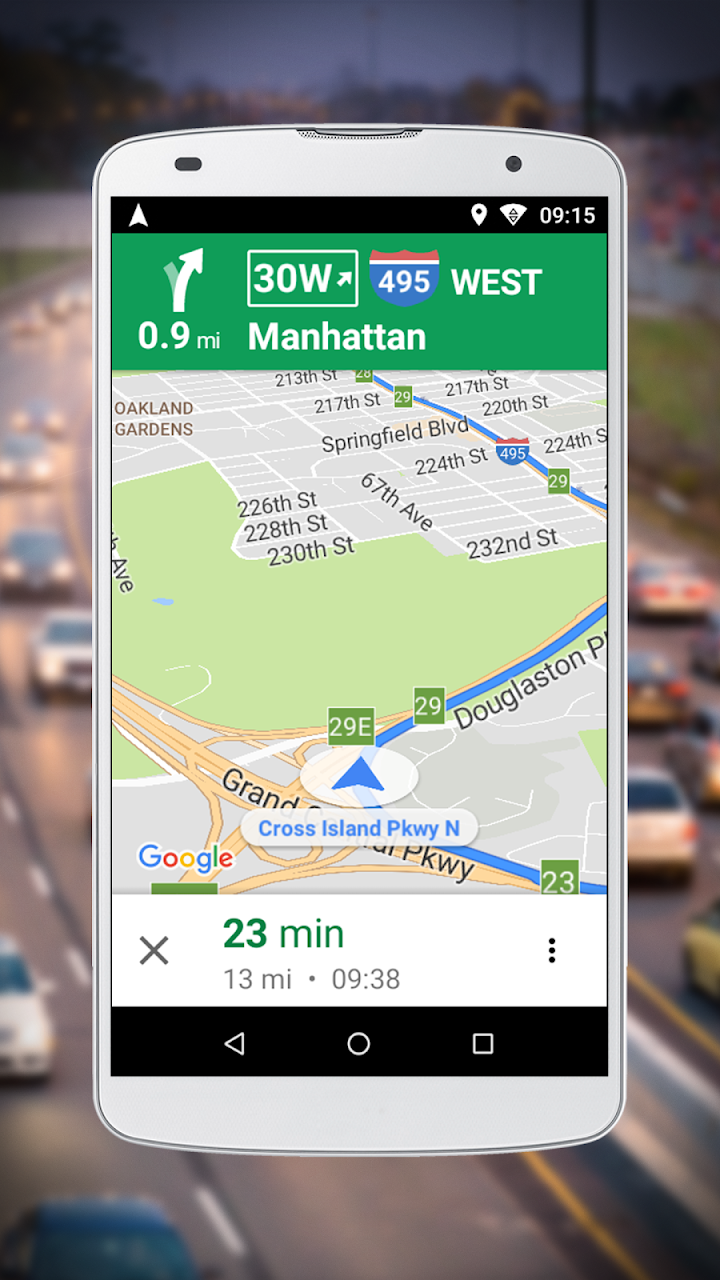 اسکرین شات 1 برنامه Navigation for Google Maps Go