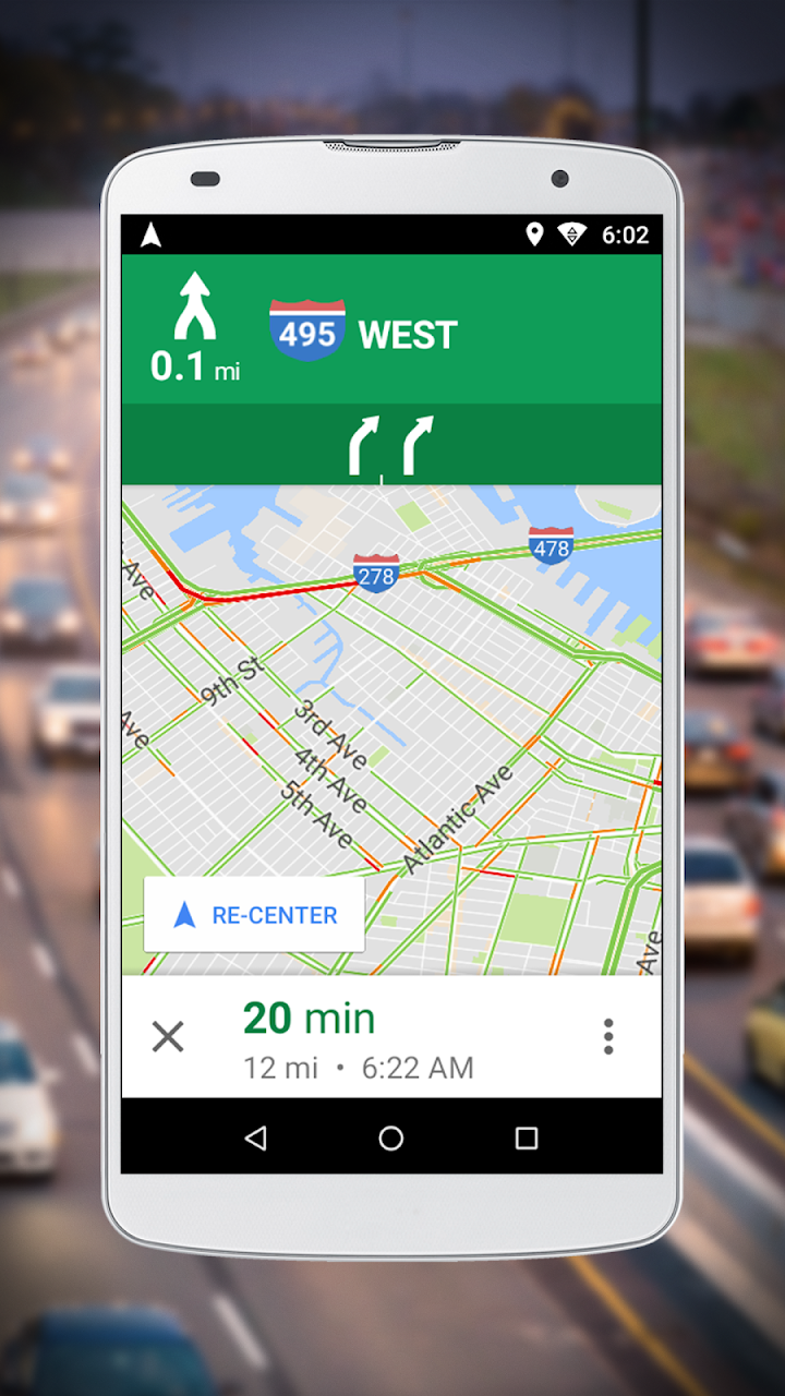 اسکرین شات 3 برنامه Navigation for Google Maps Go