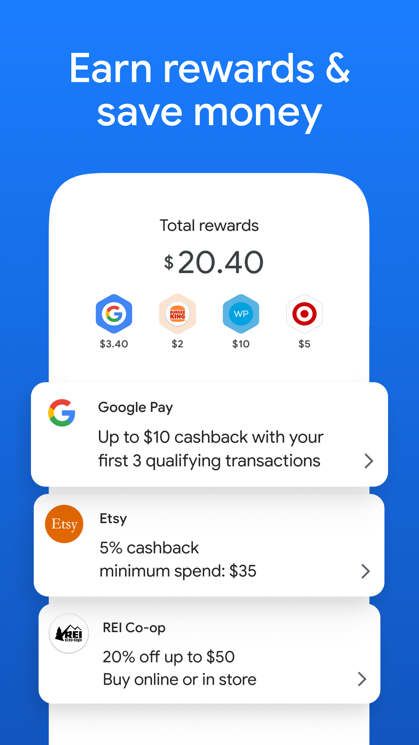 اسکرین شات 2 برنامه Google Pay: Save and Pay