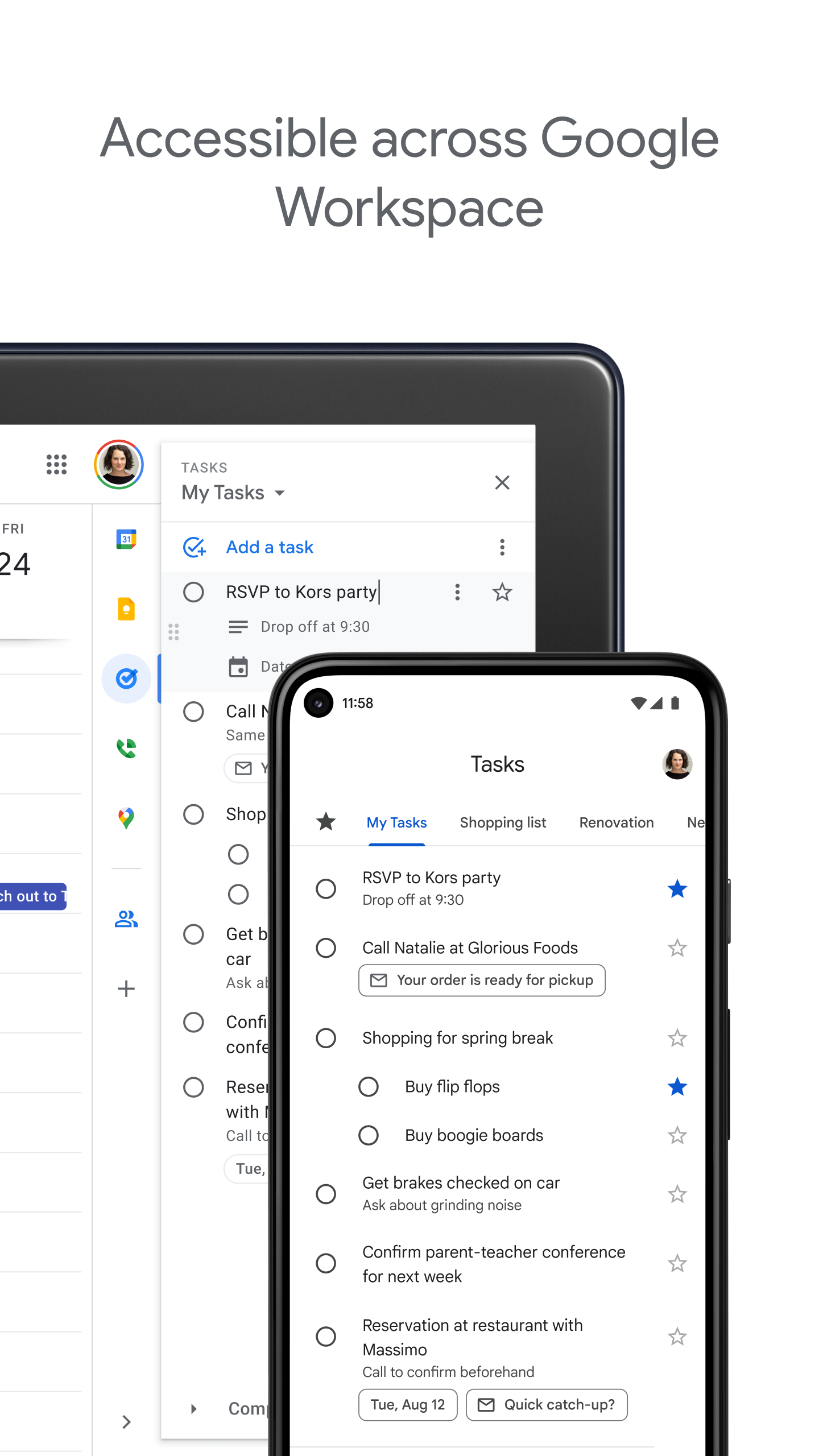 اسکرین شات 4 برنامه Google Tasks