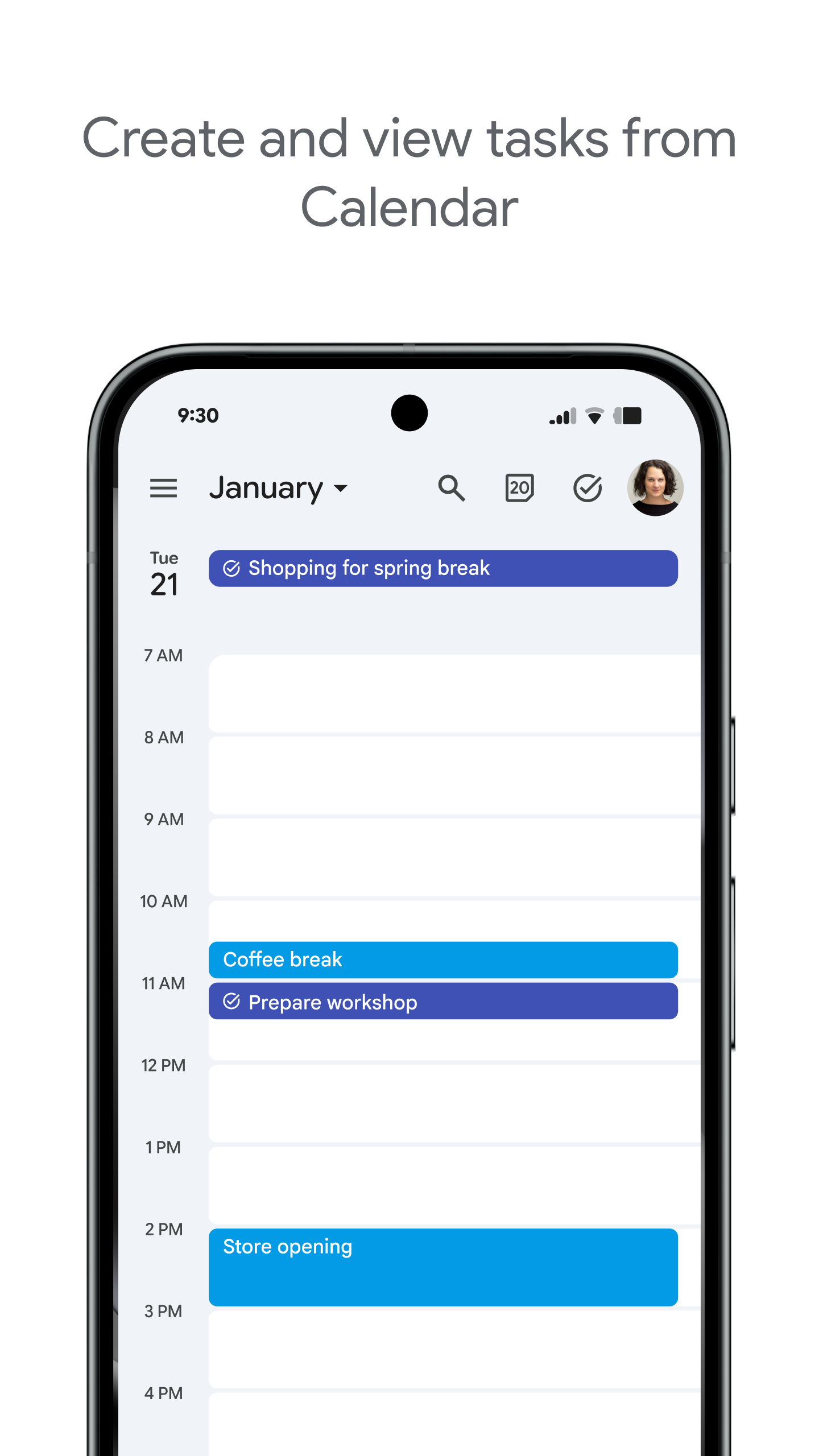 اسکرین شات 4 برنامه Google Tasks