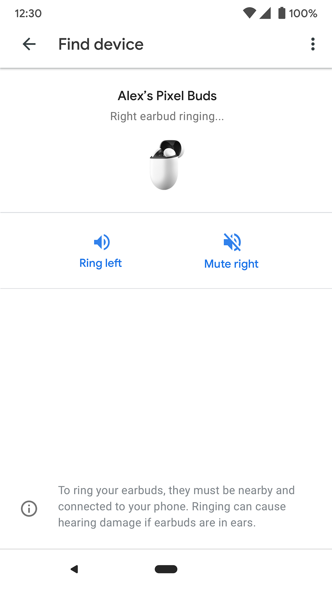 اسکرین شات 3 برنامه Google Pixel Buds