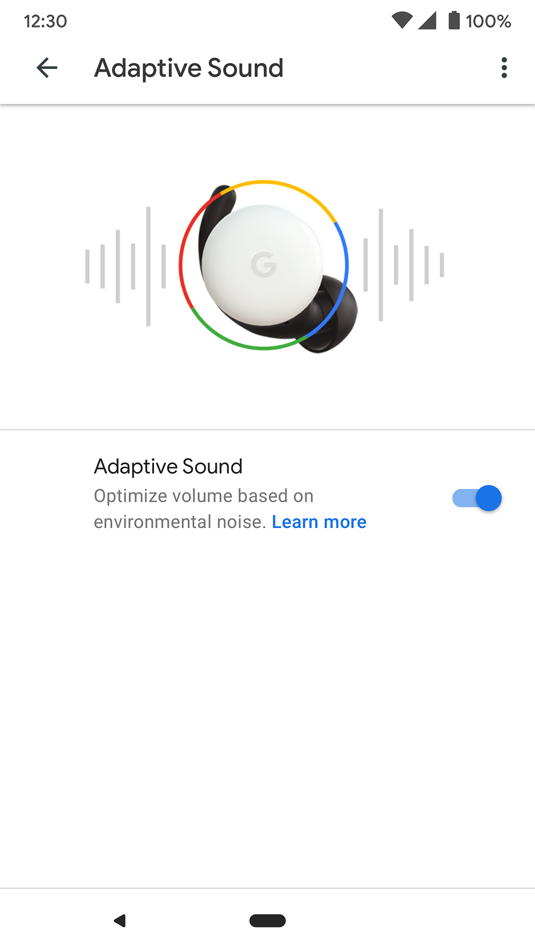 اسکرین شات 4 برنامه Google Pixel Buds